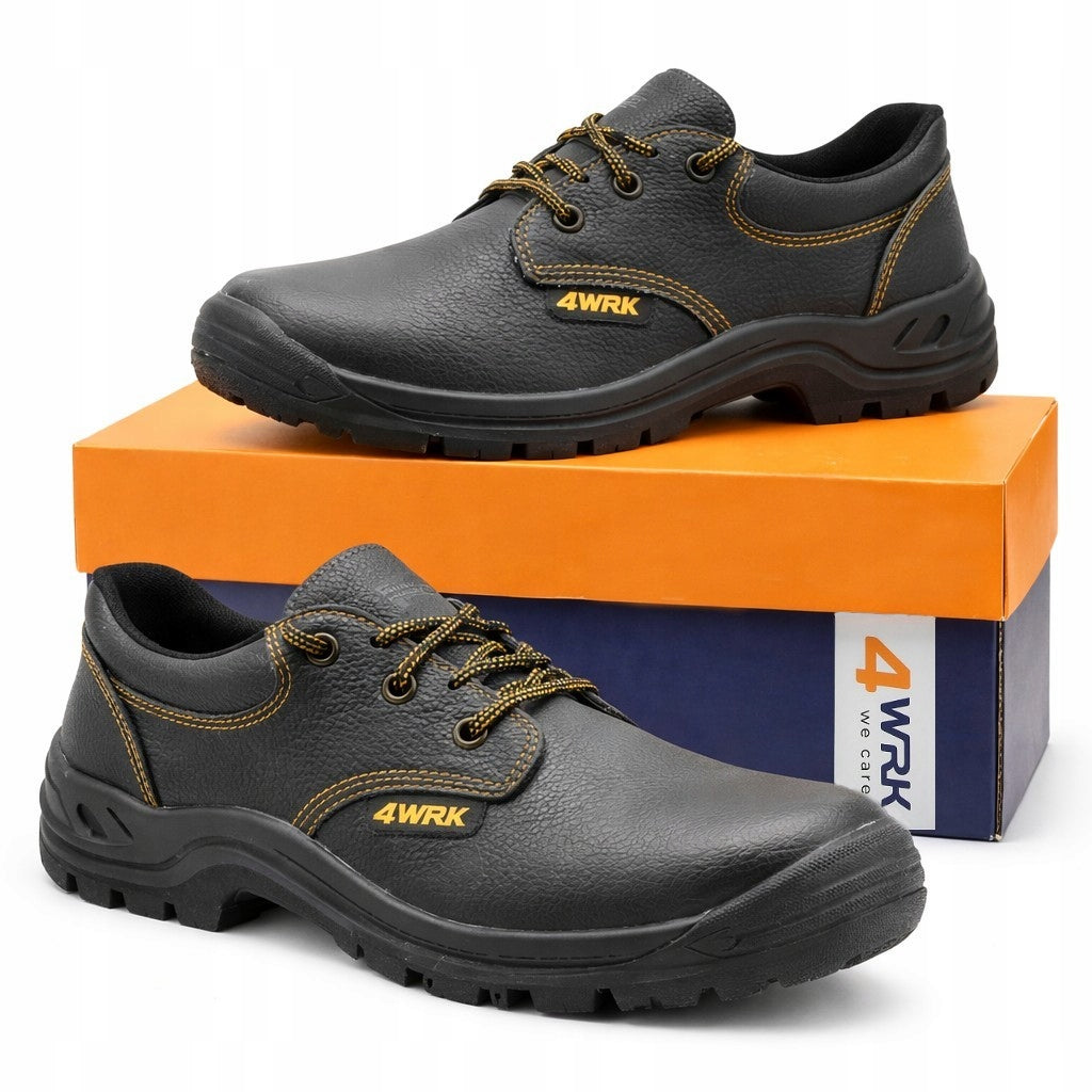 WORK SHOES LEATHER SAFETY SHOES WITH METAL TOE CAP CASTOR S1 R45
