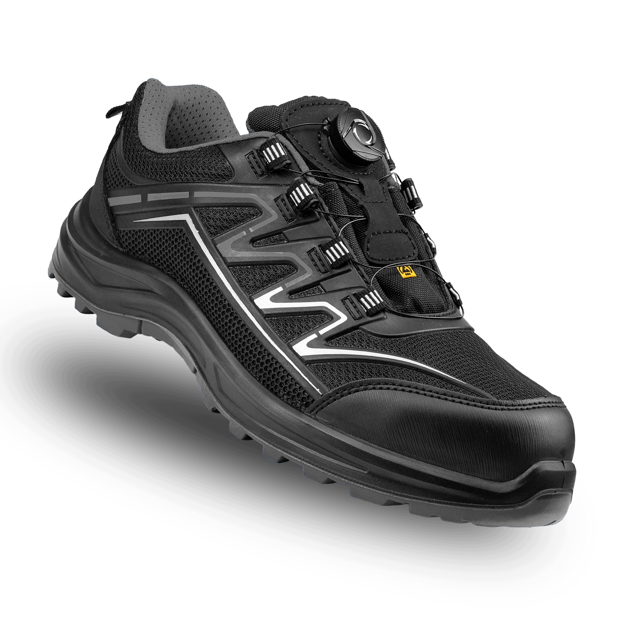 WORK SHOES MEN'S SPORTS SHOES BREATHABLE BOA S1 ESD WITH TOE CAP Packaging status original