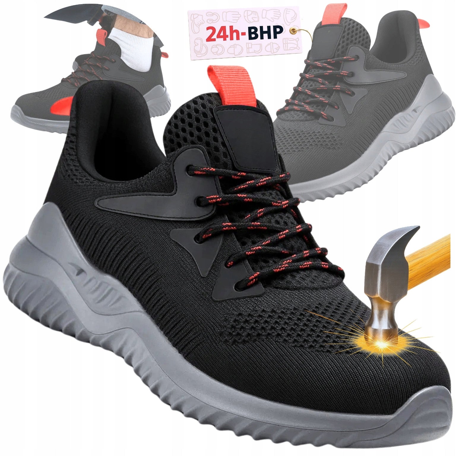 WORK SHOES Men's Safety Sports Shoes Strong ULTRA LIGHT TOE