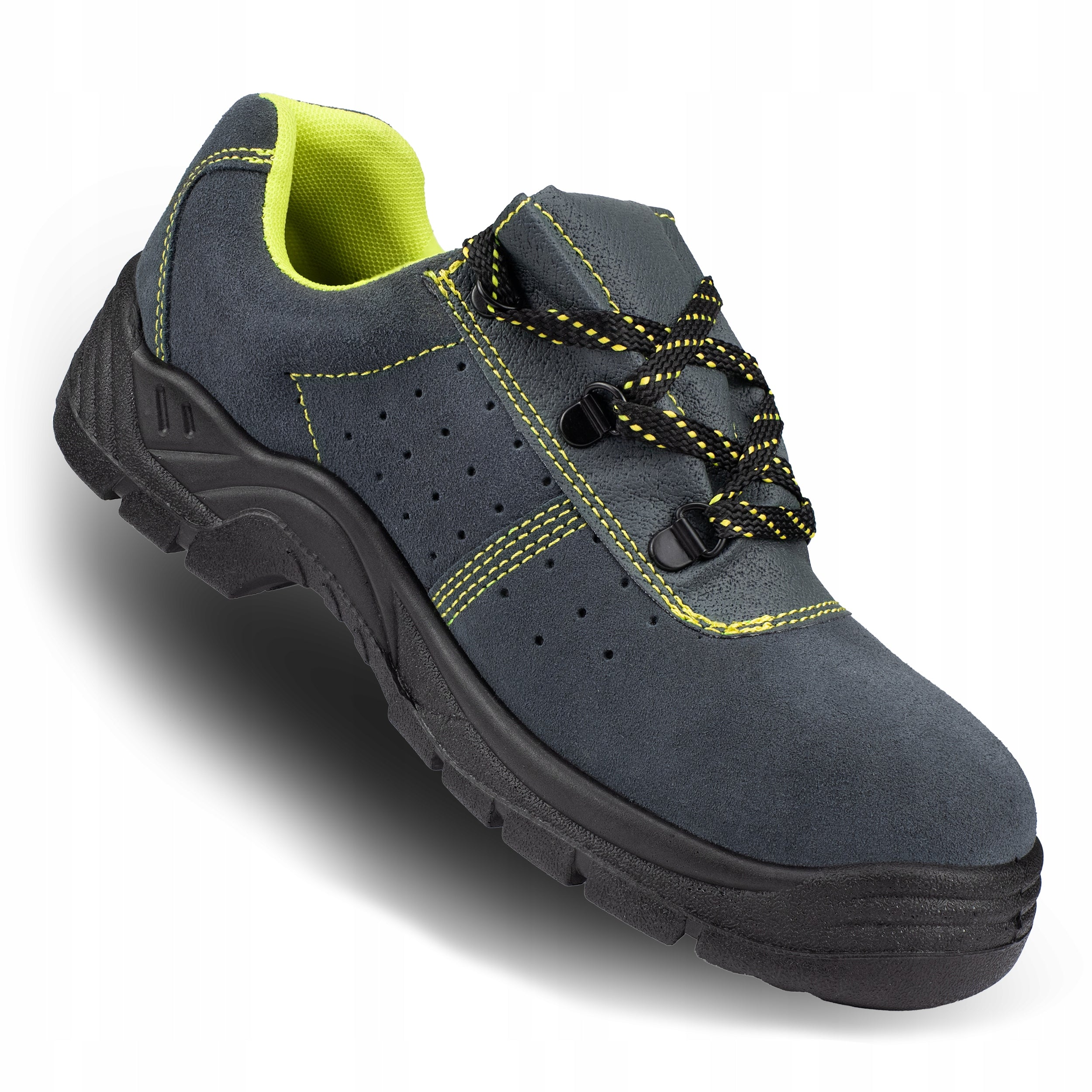 WORK SHOES PROFESSIONAL LIGHTWEIGHT PROTECTIVE LEATHER SHOES 01 BHP without lift Packaging status original