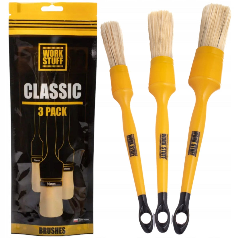 WORK STUFF DETAILING BRUSH CLASSIC 3 pack SET