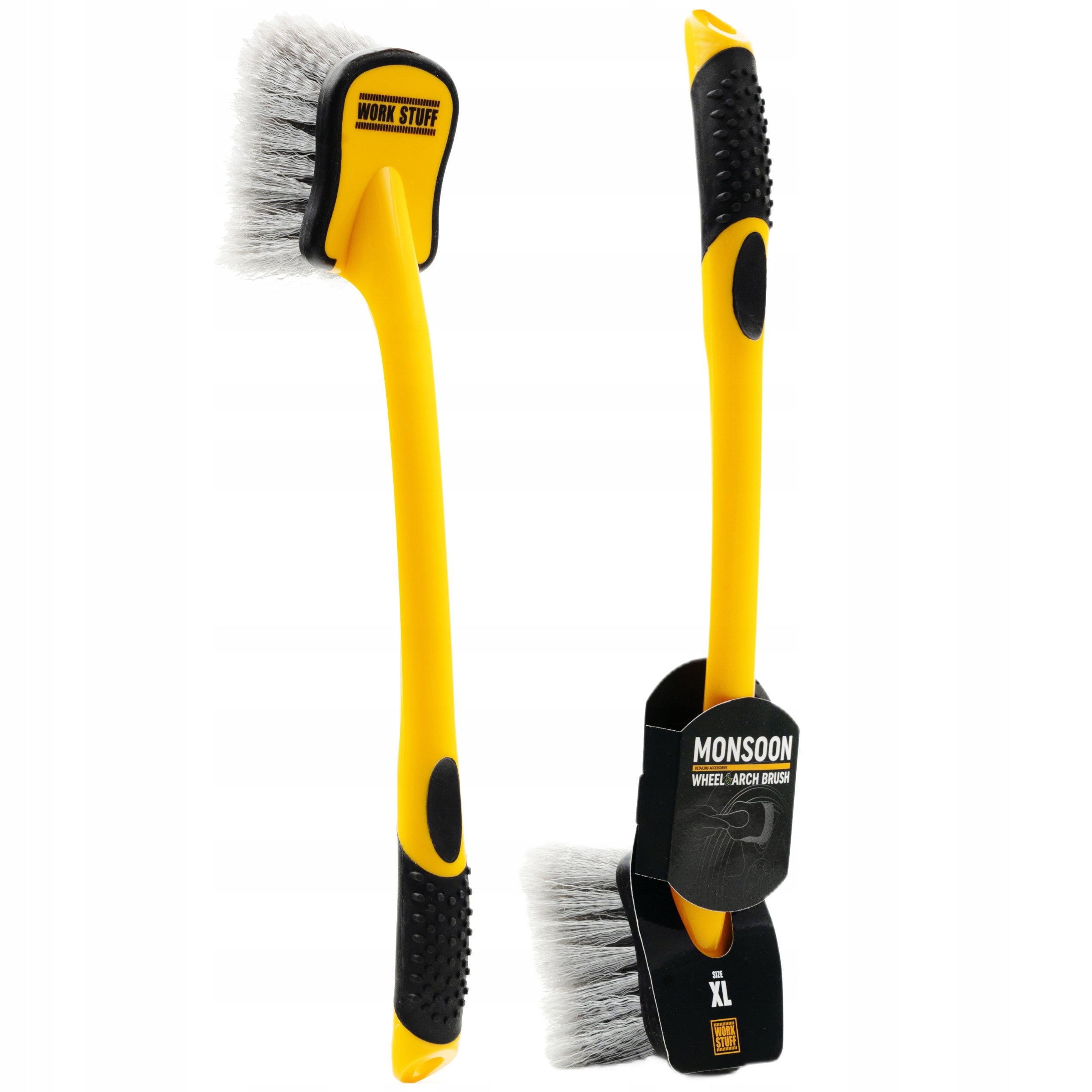WORK STUFF MONSOON XL Brush with Long Handle for Cleaning Wheels and Wheel arches Packaging status original