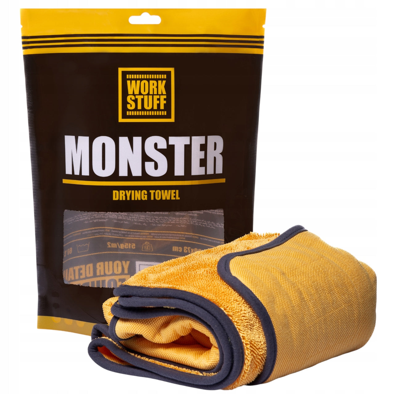 WORK STUFF Monster Car Lacquer Dehumidification Towel Soft Absorbent Twisted