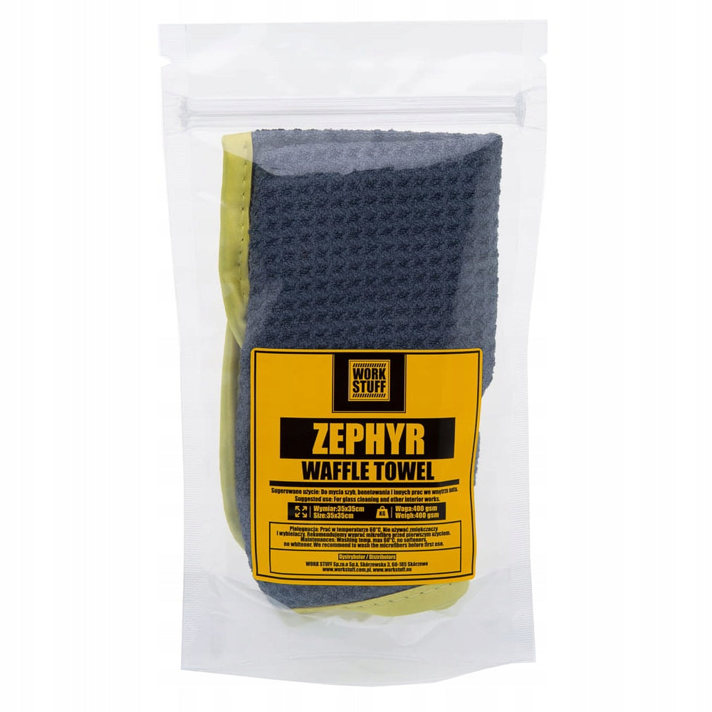 WORK STUFF Zephyr Waffle Towel - wafer microfiber