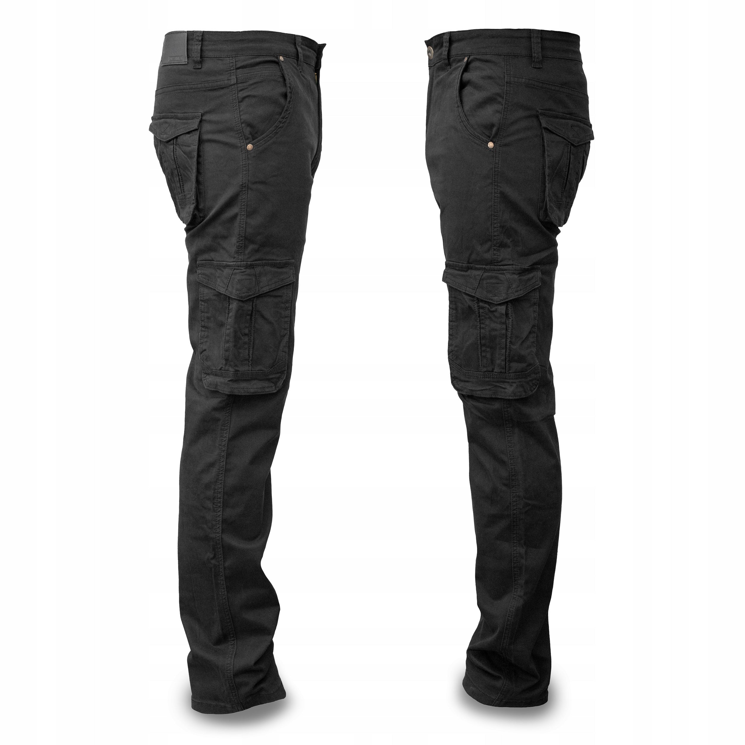 WORK TROUSERS MEN'S JEANS TO BELT ELASTIC STRETCH TROUSERS STRONG BHP Manufacturer code spodnie robocze męskie jeans stretch czarne