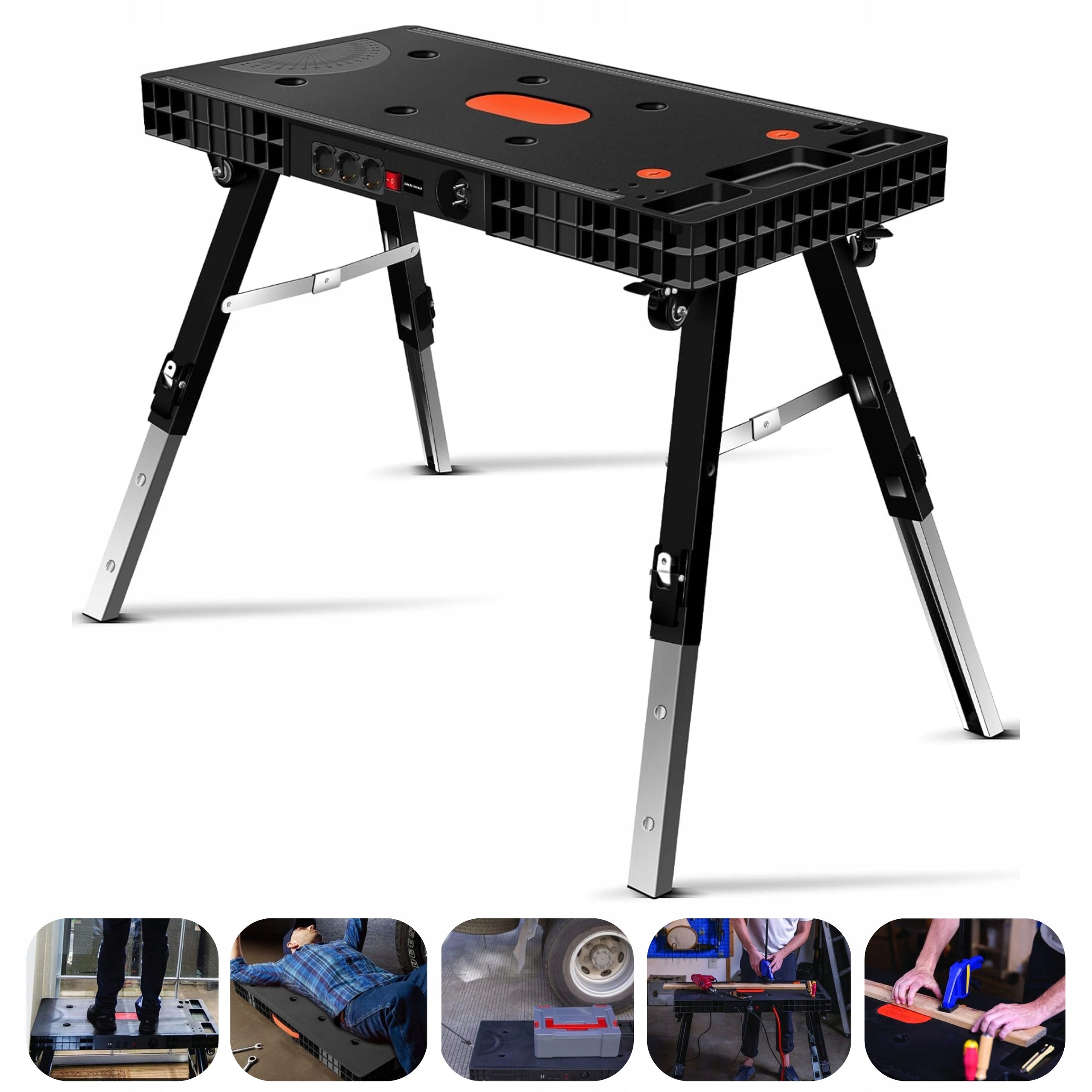WORKBENCH MULTIFUNCTIONAL FOLDING 5IN1 TROLLEY MARE PLATFORM Manufacturer code TH6101037