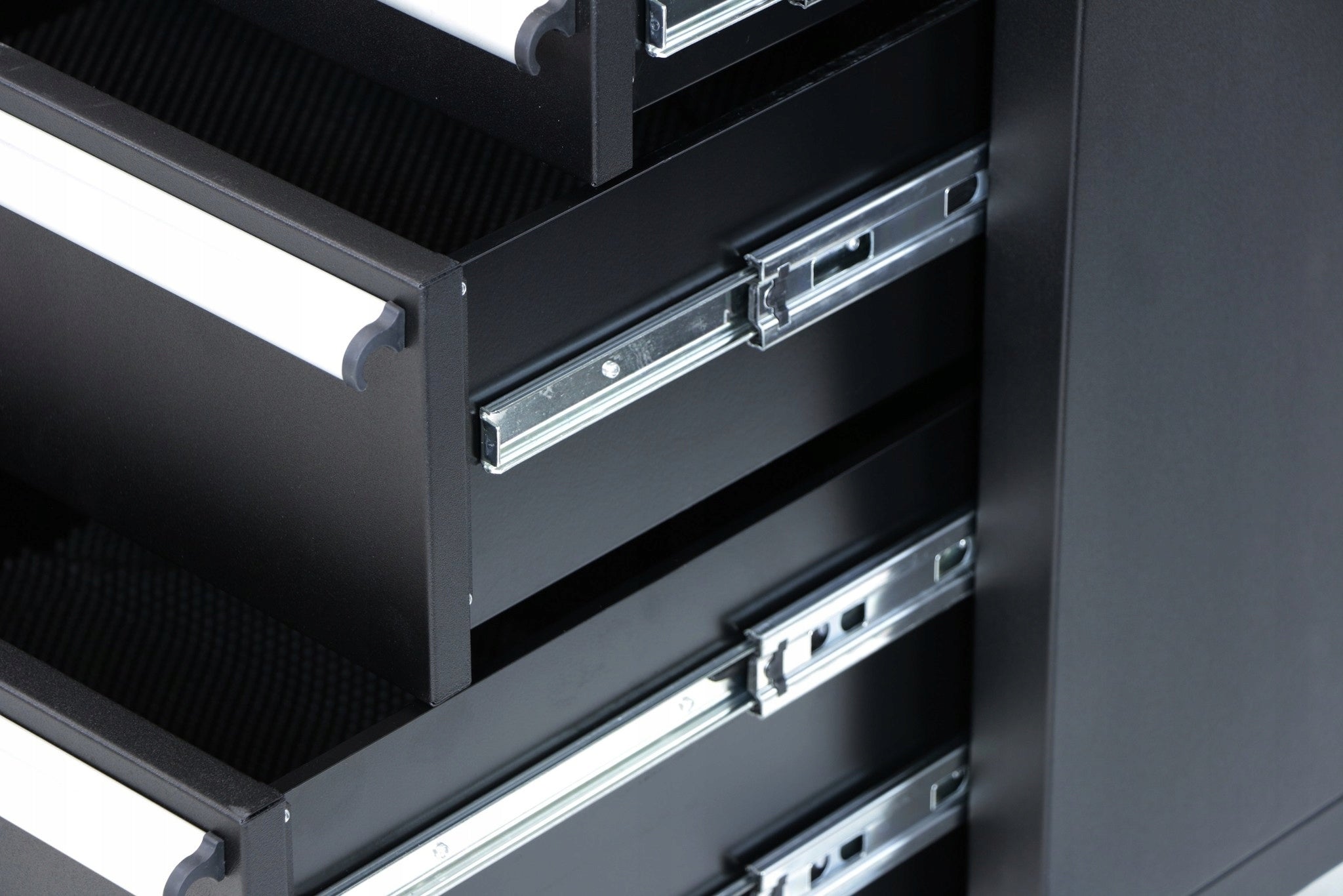 WORKBENCH TOOL TROLLEY LITTER BOX CABINET 215cm XXL LED STRIP 230V Product height 148 cm