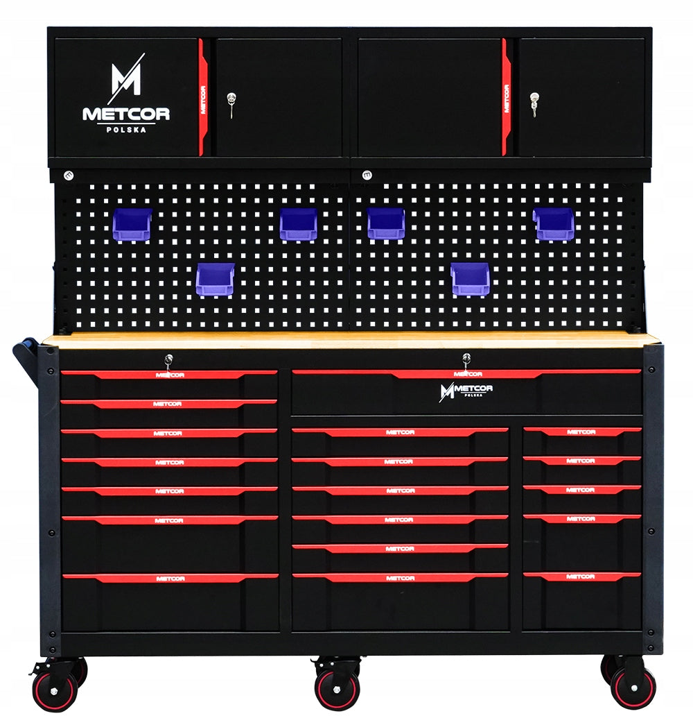 WORKBENCH TROLLEY TOOL CABINET TOOL BOARD SET METCOR Manufacturer code CD911PLUSNARZĘDZIA