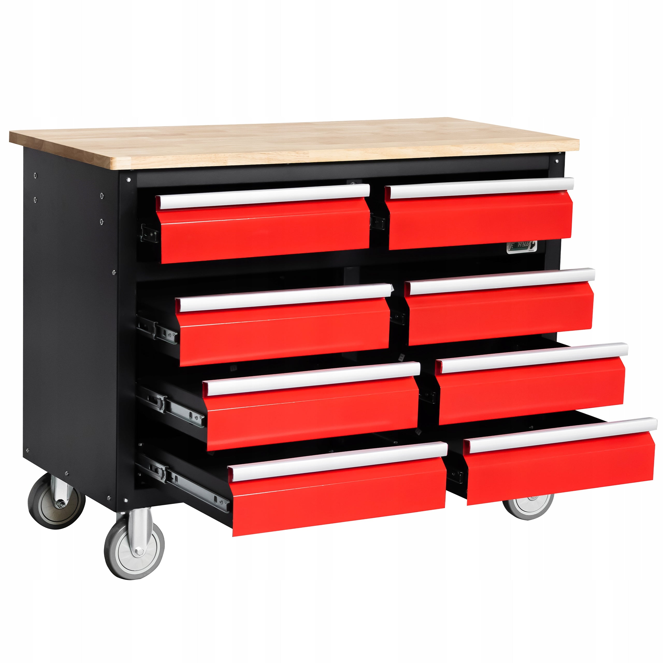WORKBENCH WITH 8 DRAWERS | WOODEN TOOL CABINET TOP FARYS Product height 85 cm