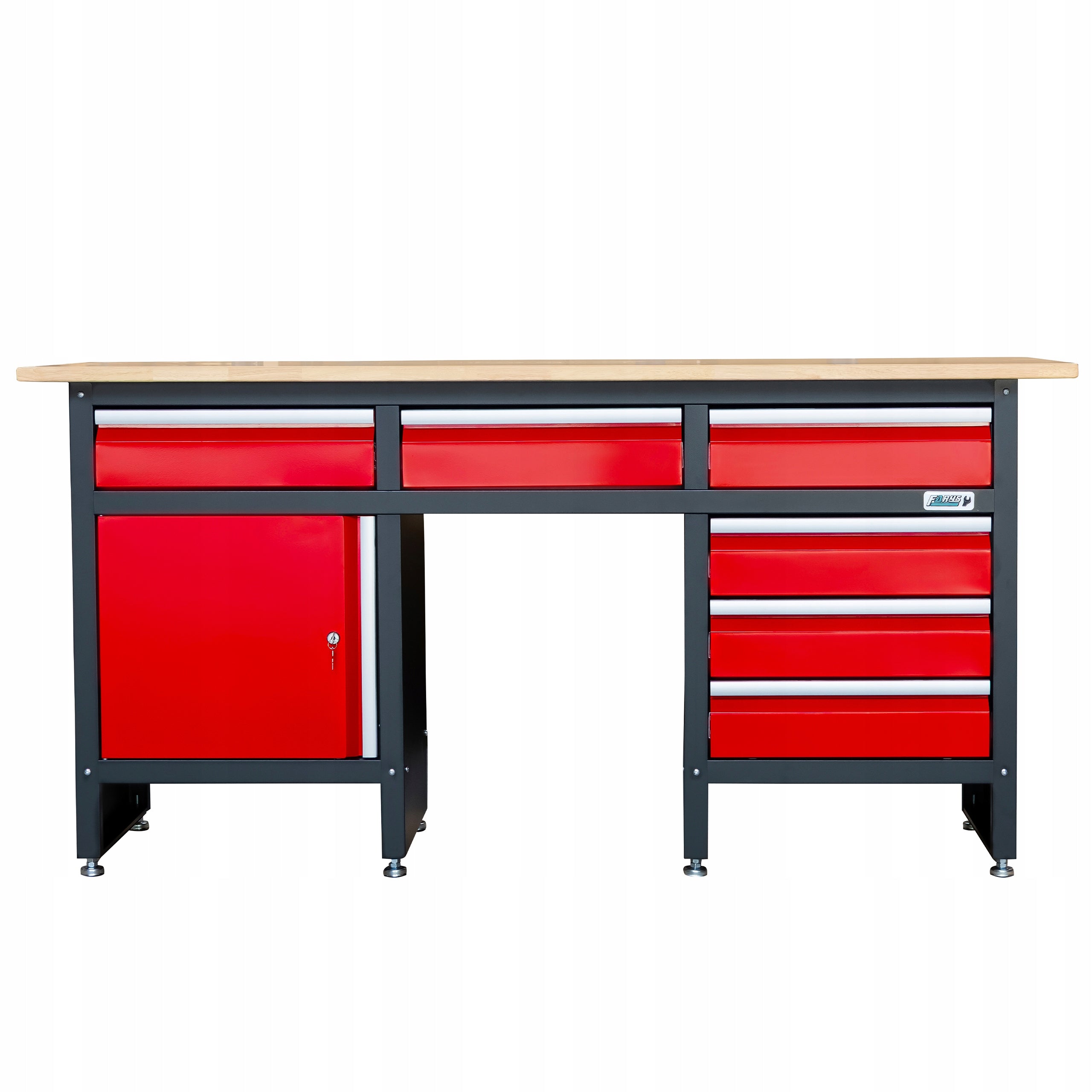 WORKBENCH WITH DRAWER TOP CABINET FR4094 Product width 171 cm