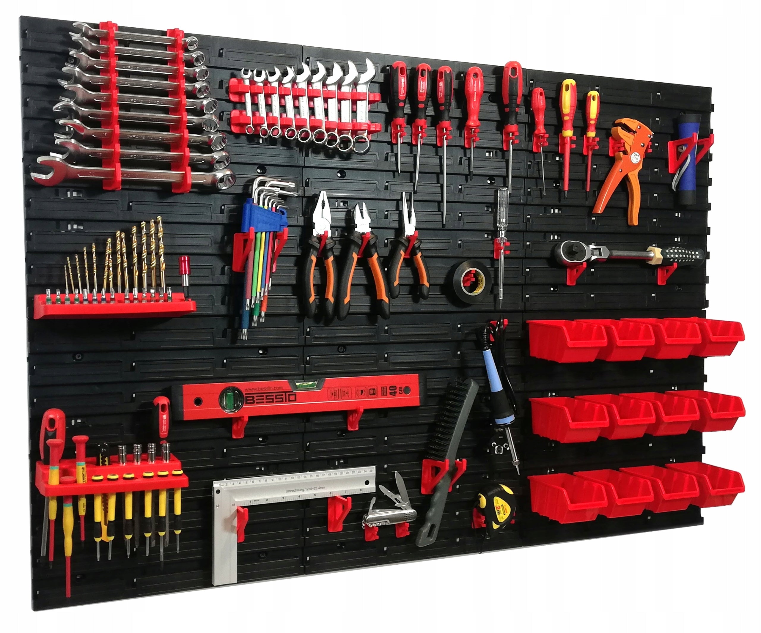 WORKSHOP BOARD TOOL WALL 231,6x78cm 061 Brand Kistenberg