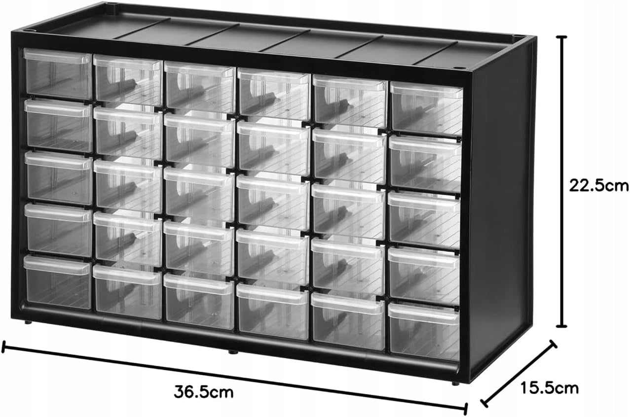 WORKSHOP BOOKCASE WITH 30x DRAWERS PARTS ORGANIZER BOOKCASE CONTAINER SHELF Brand no brand