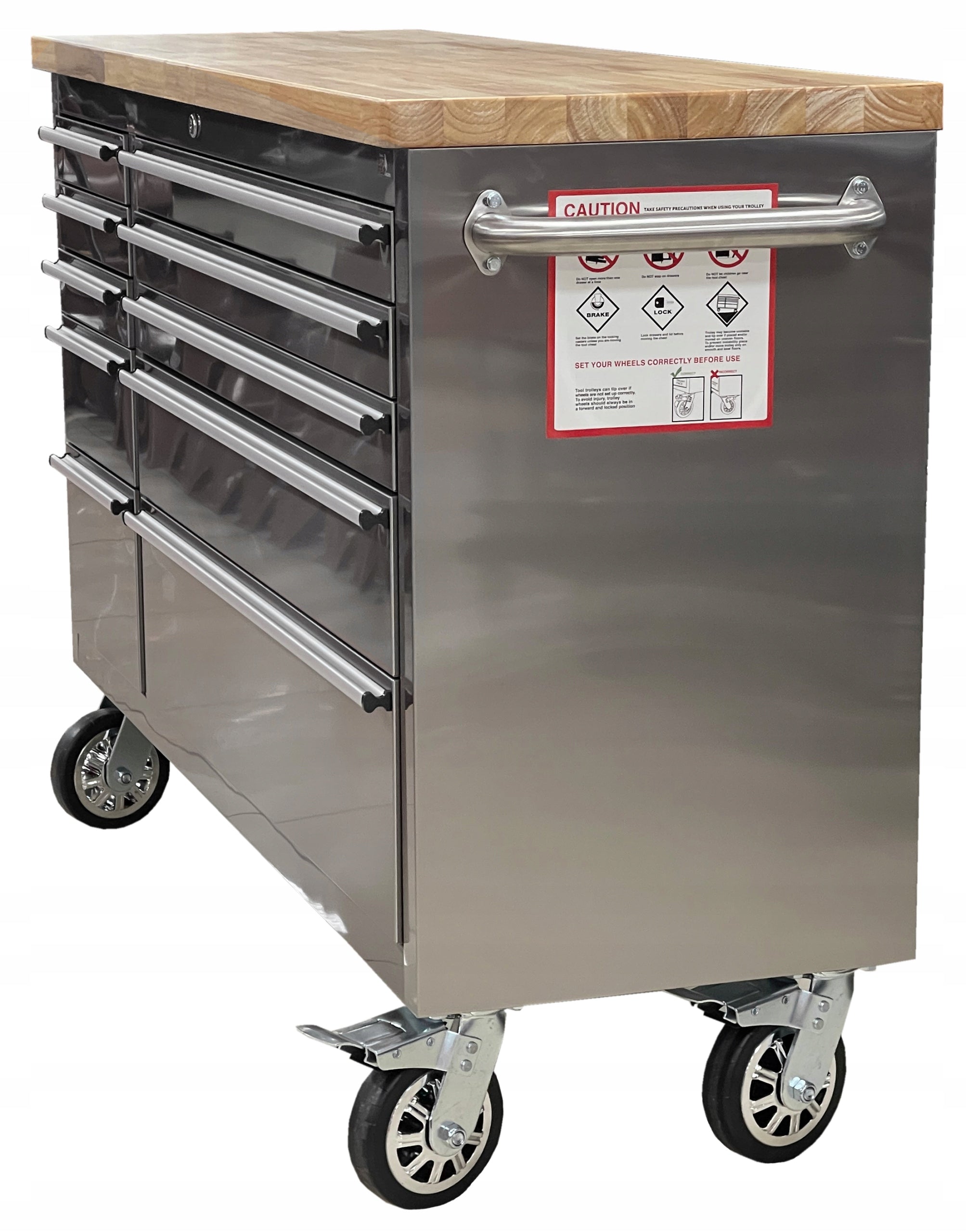 WORKSHOP CABINET PROFESSIONAL TOOL TROLLEY 10 DRAWERS XL TORIN Manufacturer code TBR5610-S