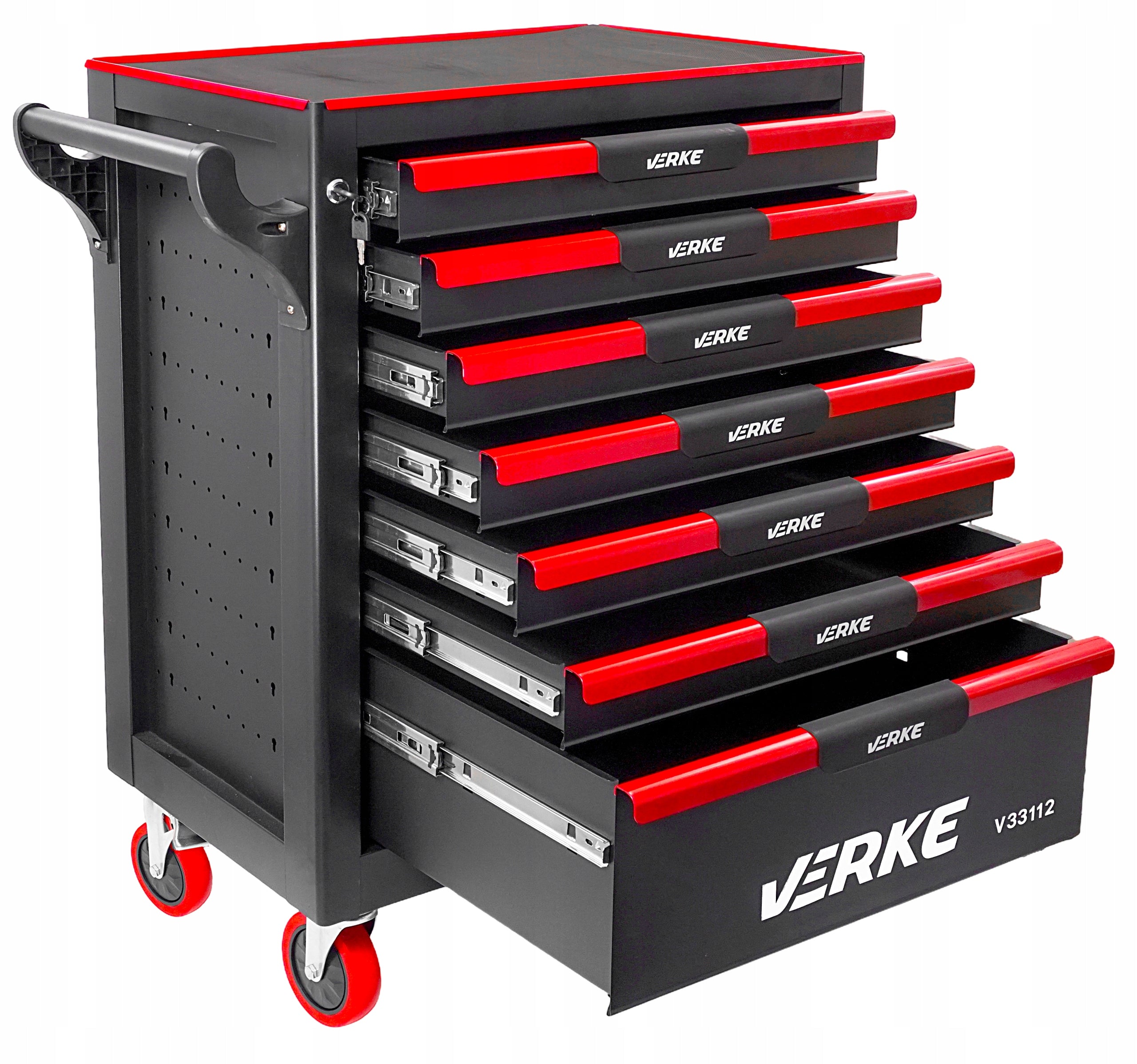 WORKSHOP CABINET SERVICE TOOL CART FOR TOOLS EMPTY 7 DRAWERS Manufacturer code V33112
