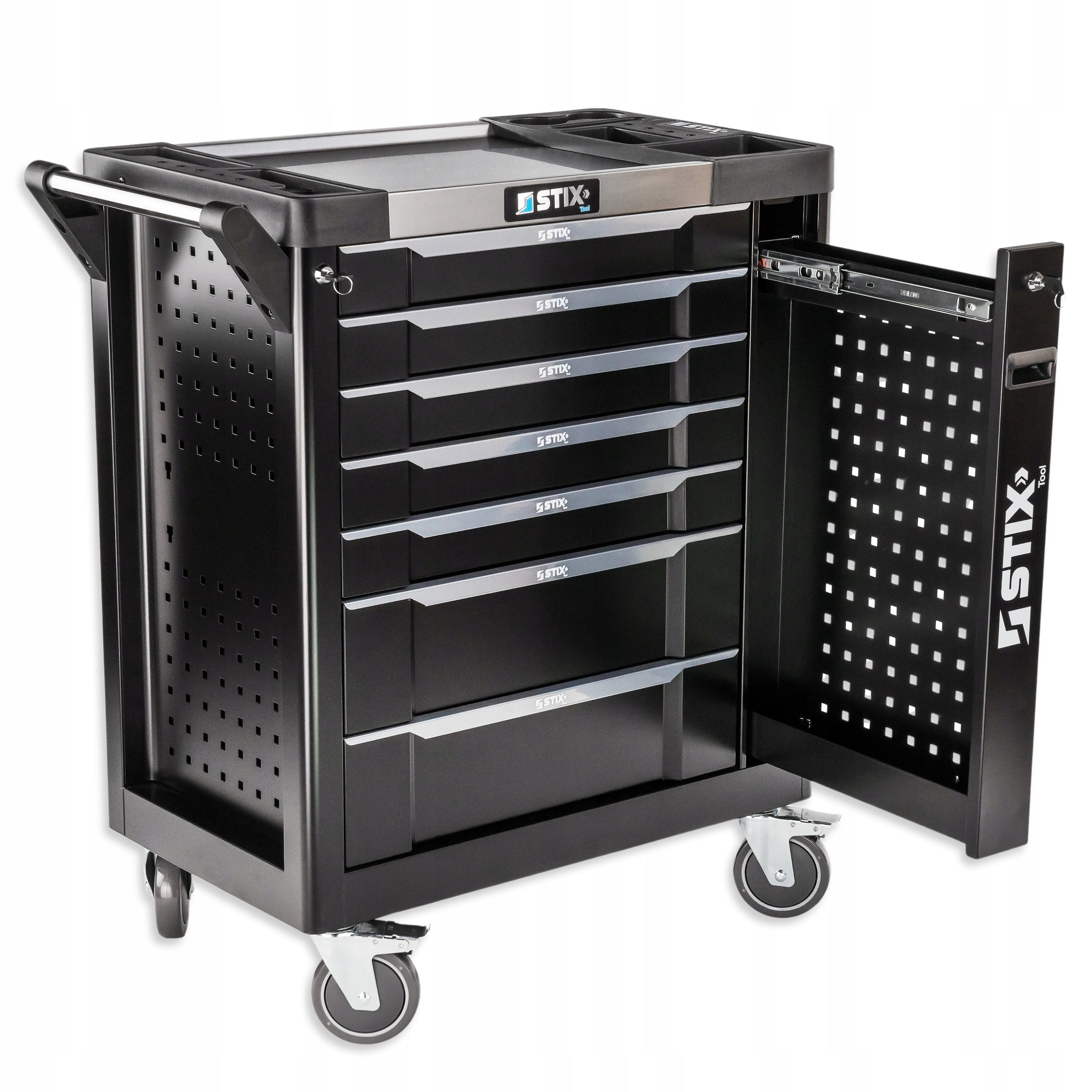 WORKSHOP CABINET SERVICE TOOLS PREMIUM EL-267 7 DRAWERS Product weight with unit packaging 84 kg