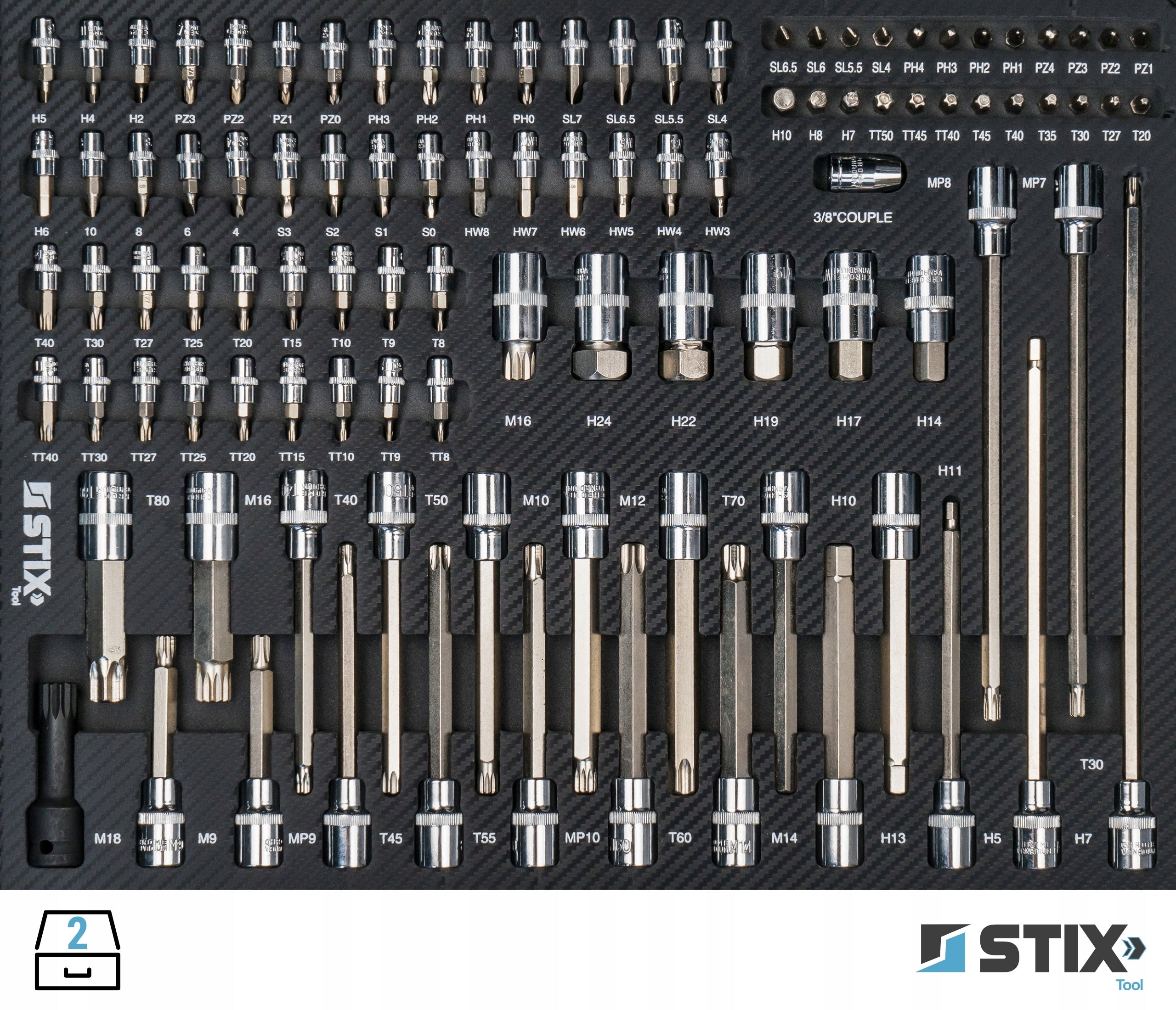 WORKSHOP CABINET SERVICE TOOLS PREMIUM EL-267 7 DRAWERS Product width 84.5 cm