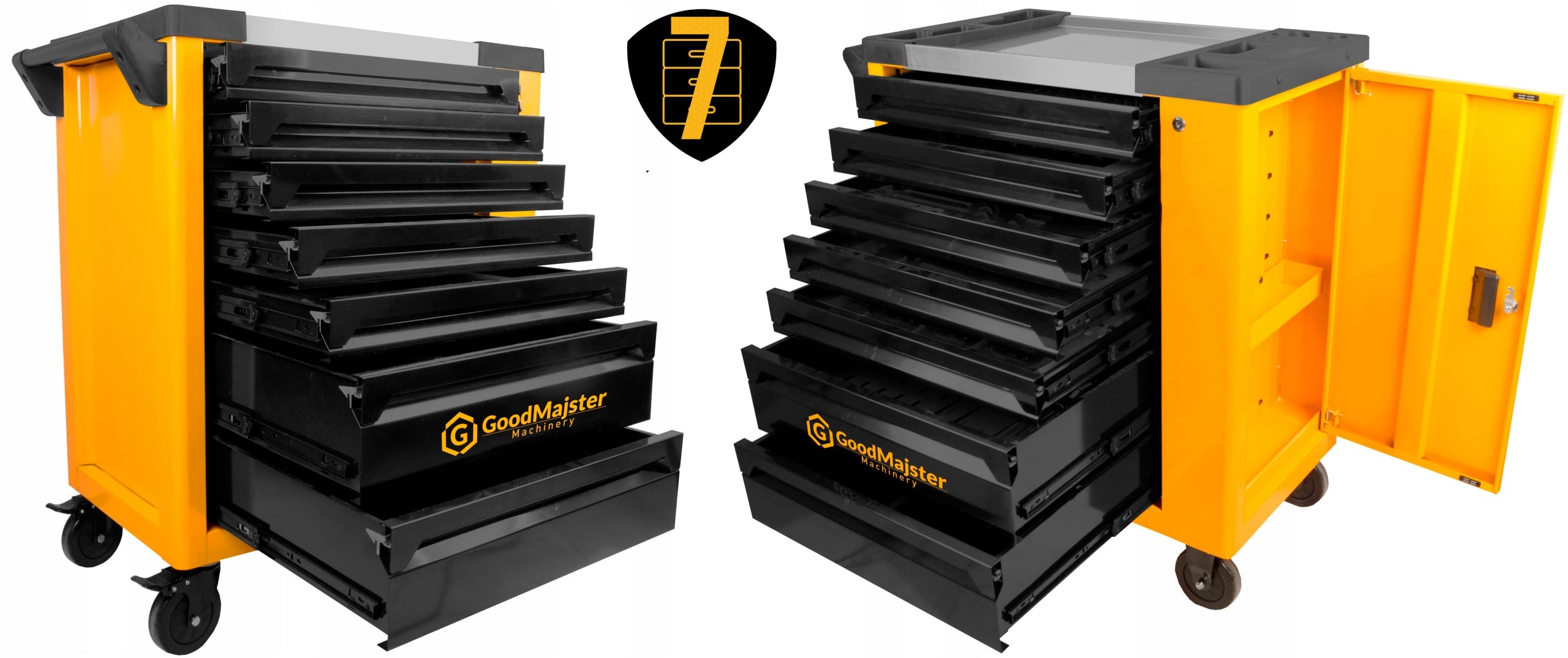 WORKSHOP CABINET TOOL TROLLEY 263/108-EL GoodMajster GMM-TB704R Accessories included yes