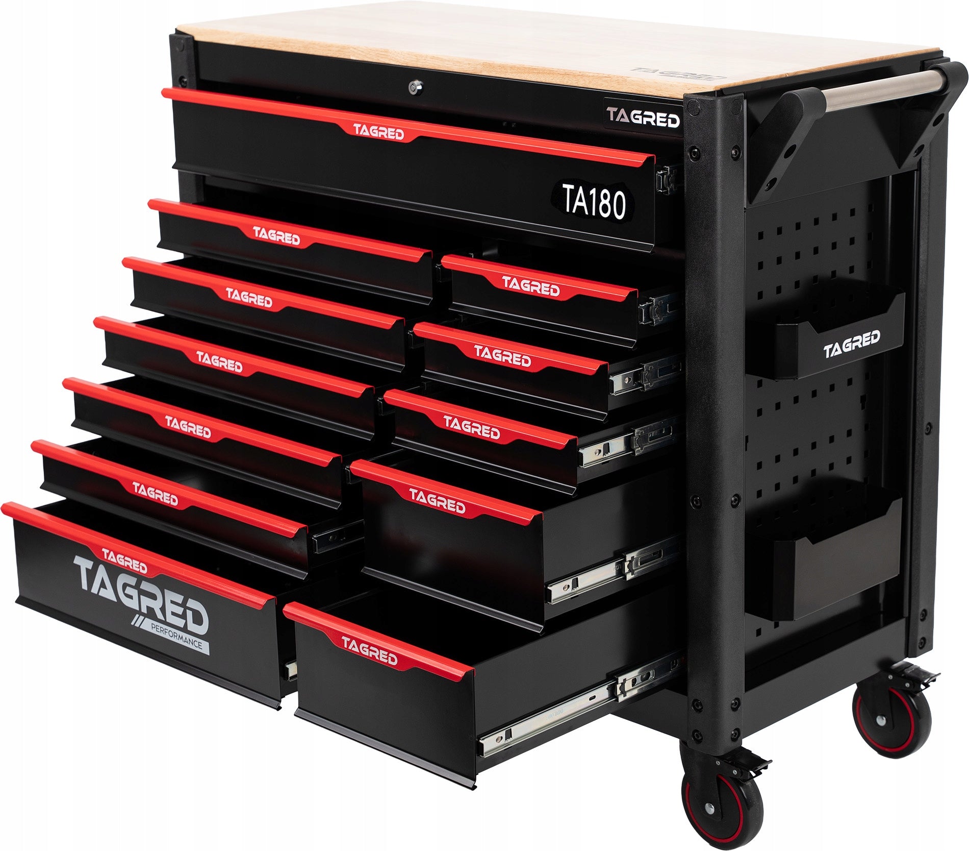 WORKSHOP CABINET TOOL TROLLEY LARGE 12 DRAWERS+ Pneumatic Wrench 1/2 Product weight with unit packaging 91 kg