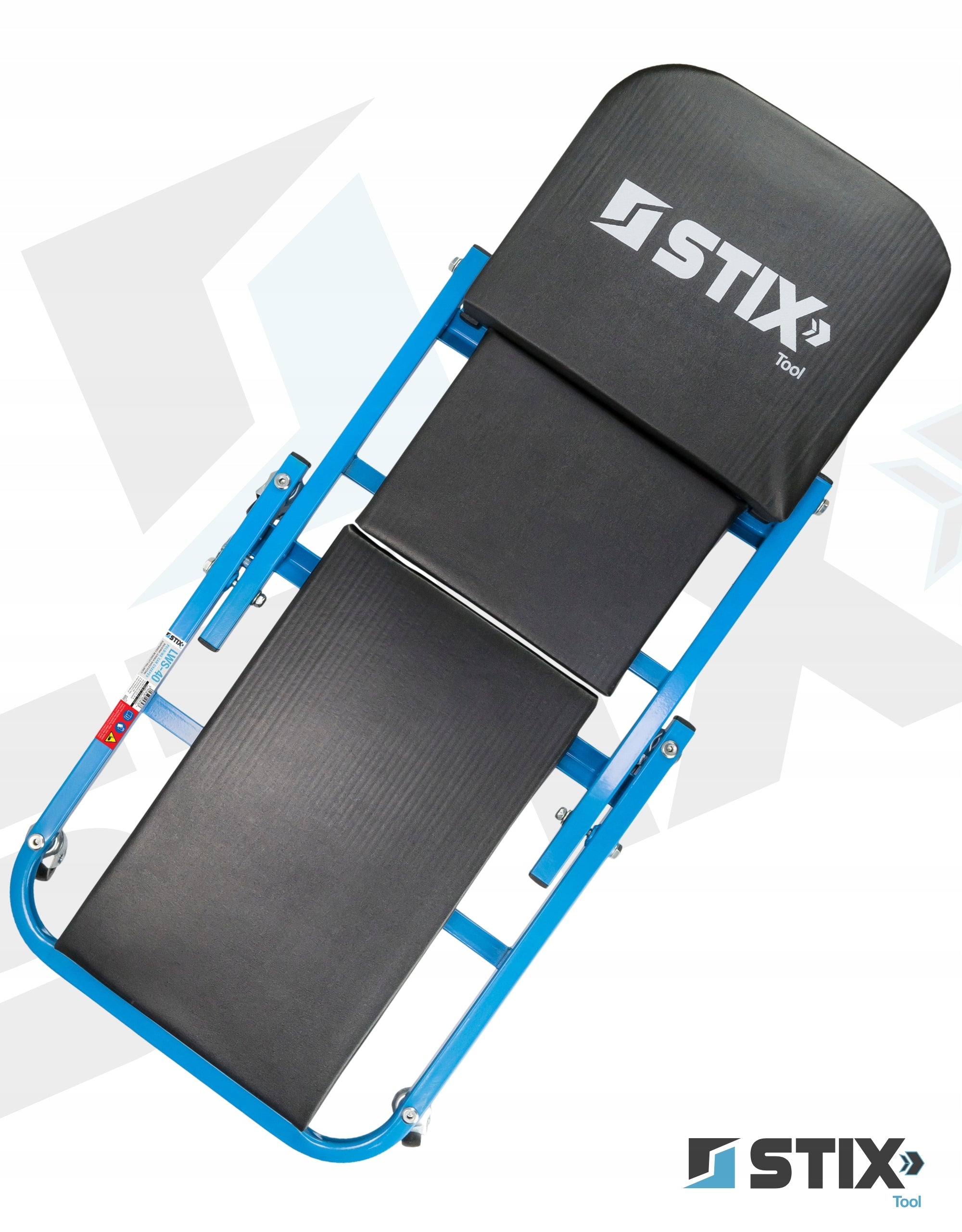 WORKSHOP COUCH 2IN1 LWS-40 STIX 1005mm 150kg SEAT STOOL Brand Stix