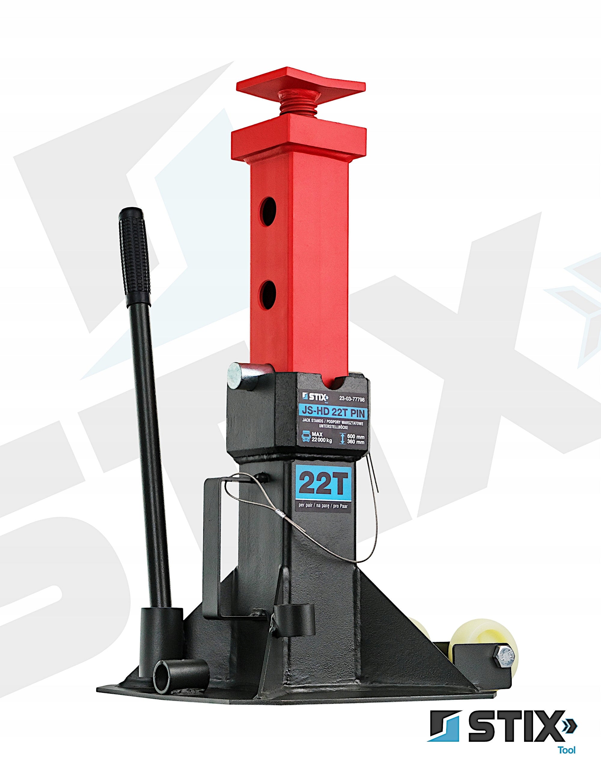 WORKSHOP CRADLE SUPPORT STAND ADJUSTABLE [ 22 T ] 1PCS STIX Manufacturer code 23-03-77798
