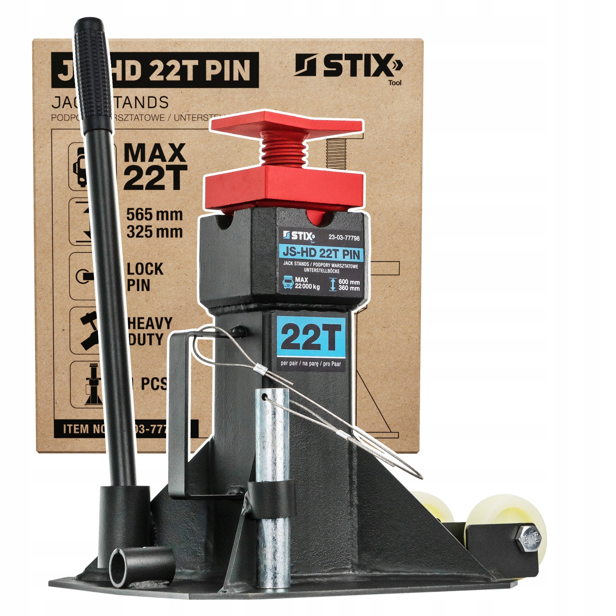 WORKSHOP CRADLE SUPPORT STAND ADJUSTABLE [ 22 T ] 1PCS STIX