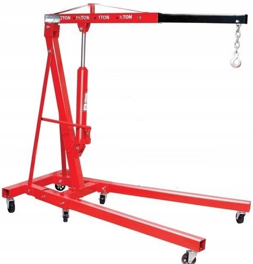 WORKSHOP CRANE 2T FAST HEAVY DUTY LARGE FOLDING SOLID