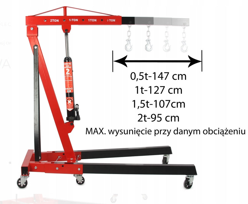 WORKSHOP CRANE 2T Folding Workshop LIFT Engine CRANE BLOCKS Manufacturer code M804051