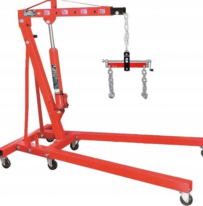 WORKSHOP CRANE +2XPUMP+BALANCER VERY STRONG SOLID DURABLE HIGH
