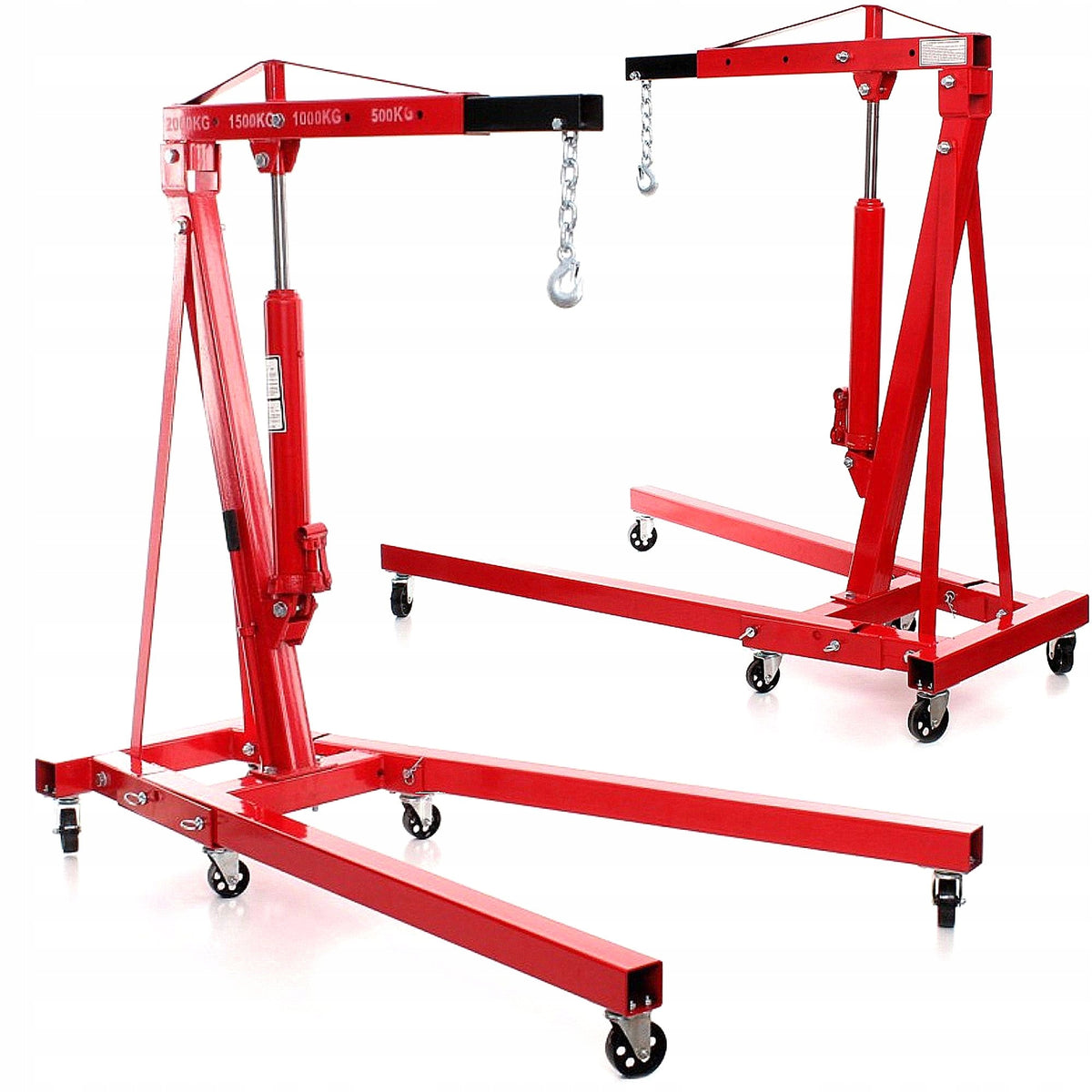 WORKSHOP CRANE LIFT FOR MOTORS CRANE 2T STAND FOLDING STABLE