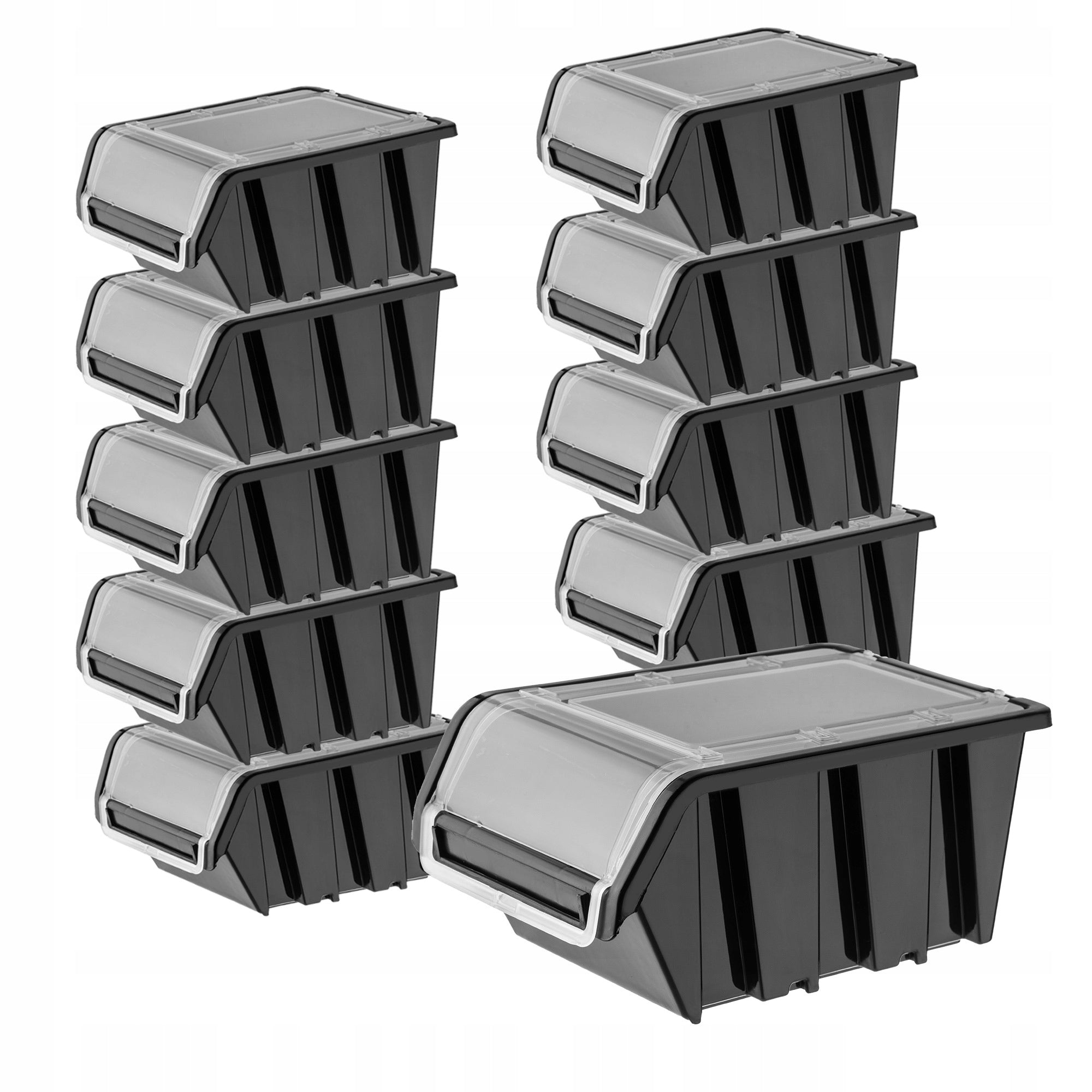 WORKSHOP CUVETTES STORAGE CONTAINERS SET OF 10pcs CUVETTES CUVETTE 155x100mm