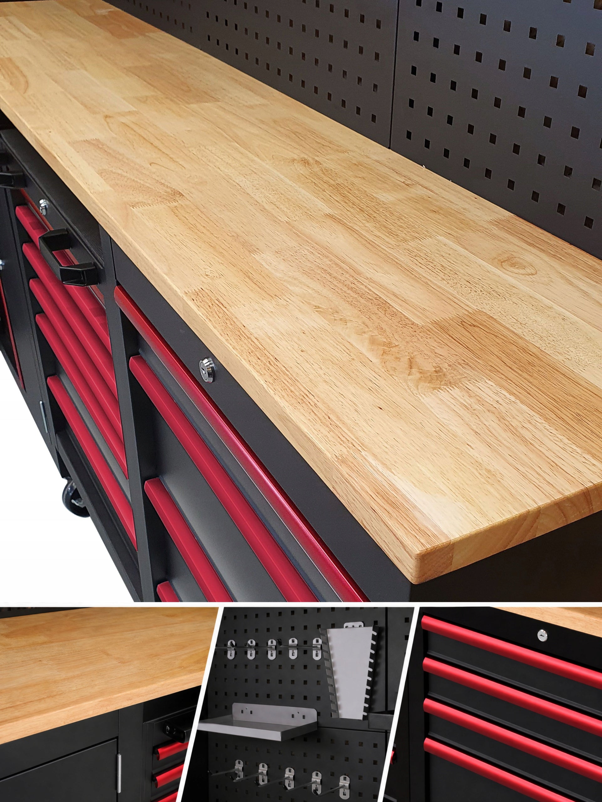WORKSHOP FURNITURE GARAGE CABINET + WORKSHOP TROLLEY FOR GARAGE Sherman Accessories included no