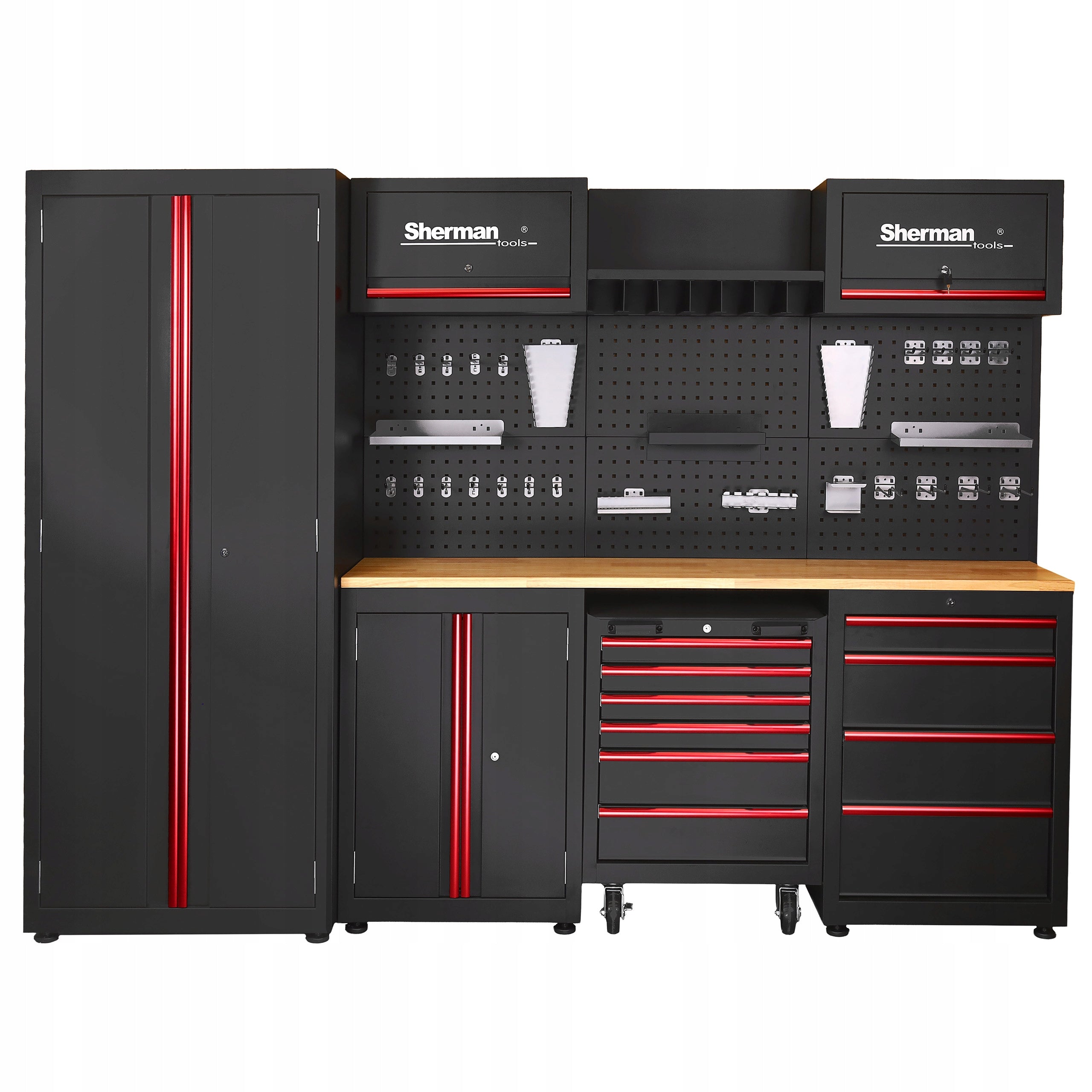 WORKSHOP FURNITURE GARAGE CABINET + WORKSHOP TROLLEY FOR GARAGE Sherman Product weight with unit packaging 200 kg