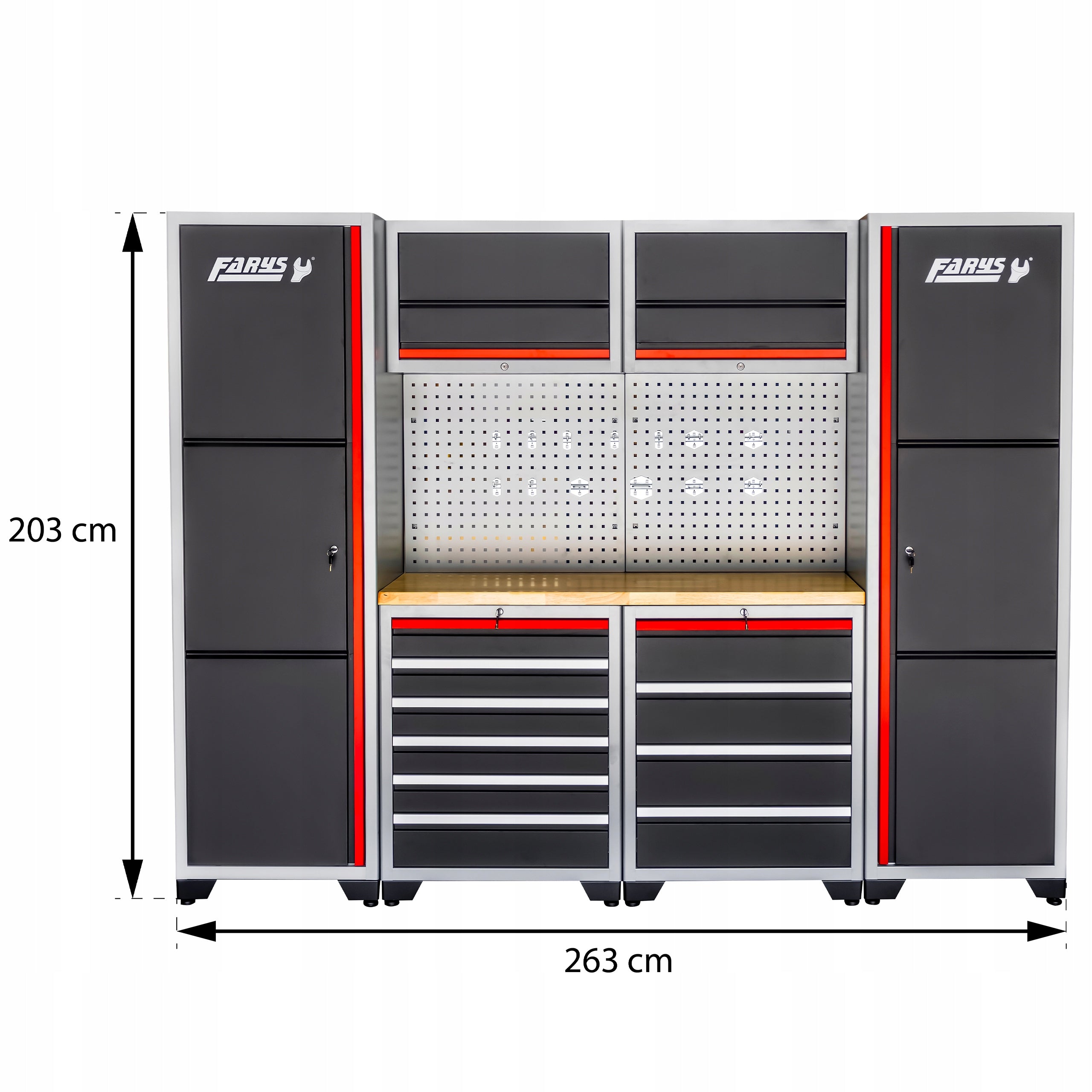 WORKSHOP FURNITURE SET WORKSHOP FURNITURE GARAGE TABLE TROLLEY CABINET WARDROBE Accessories included no