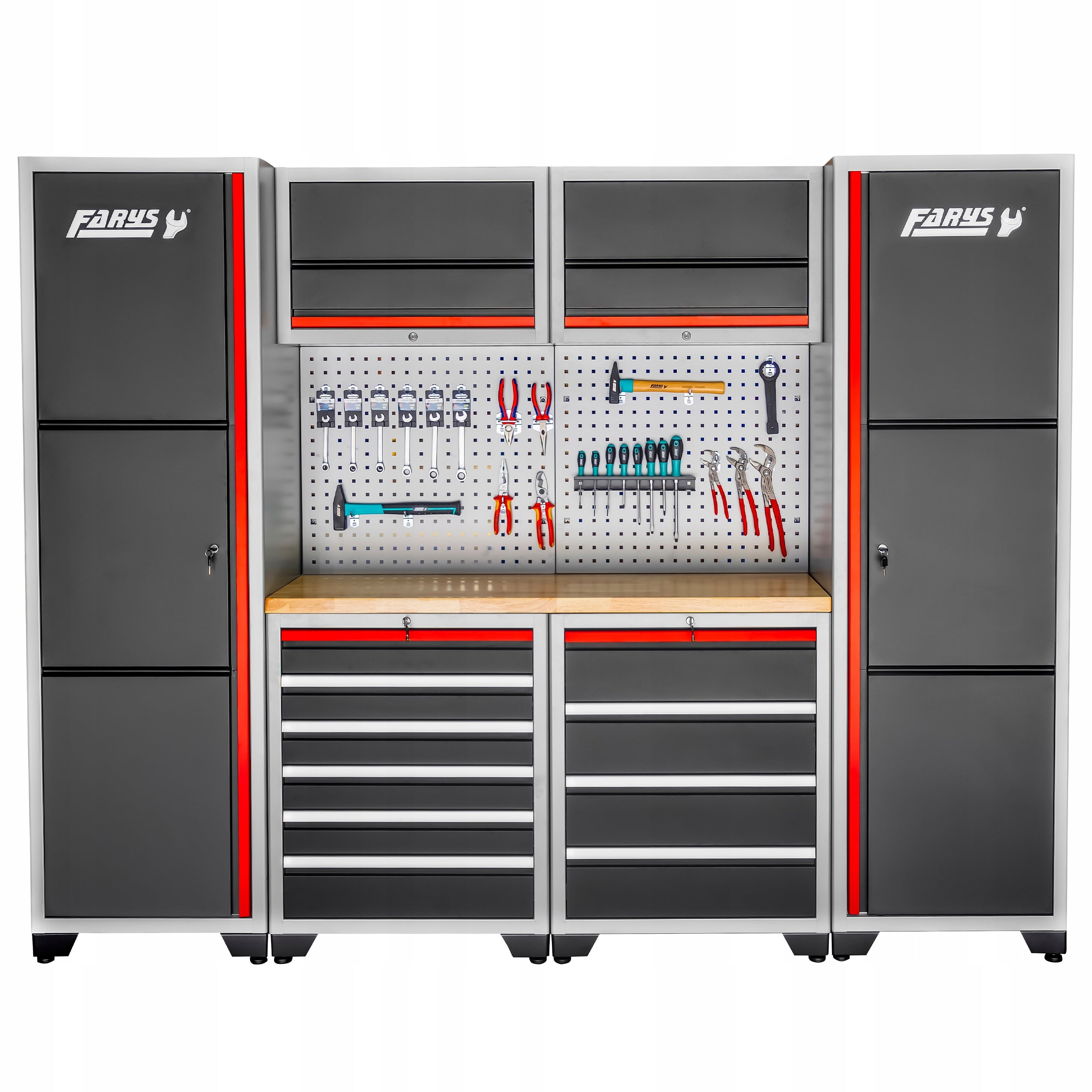 WORKSHOP FURNITURE SET WORKSHOP FURNITURE GARAGE TABLE TROLLEY CABINET WARDROBE
