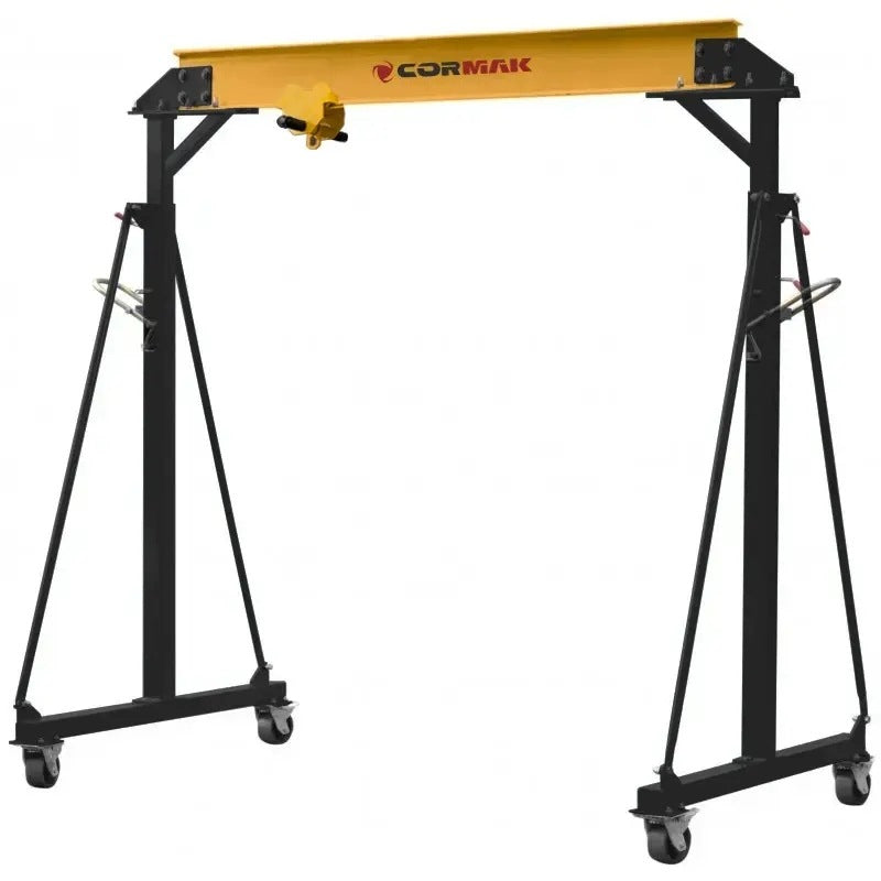 WORKSHOP GANTRY CRANE LIFTING CAPACITY 1000KG CORMAK PK1 ADJUSTMENT 2500-3600MM Manufacturer code PK!