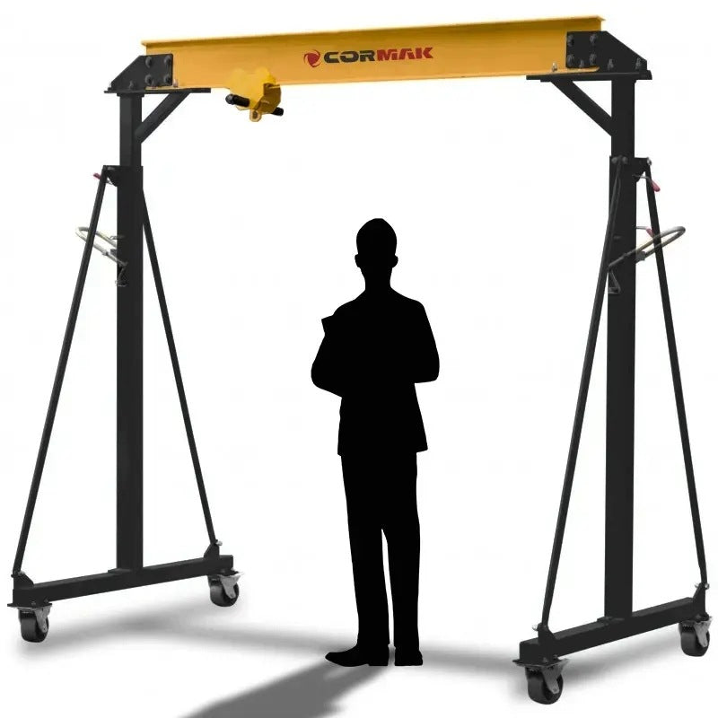 WORKSHOP GANTRY CRANE LIFTING CAPACITY 1000KG CORMAK PK1 ADJUSTMENT 2500-3600MM