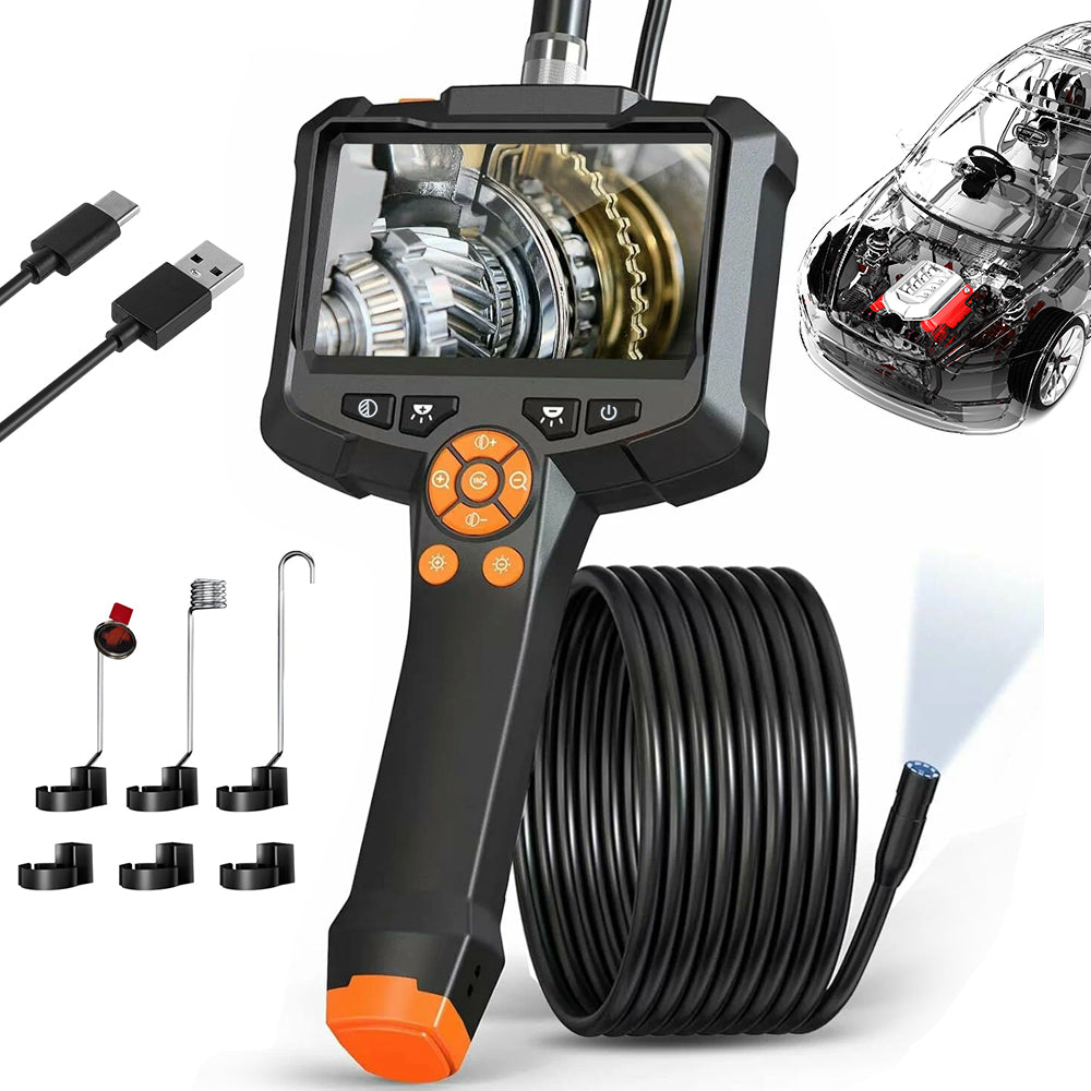 WORKSHOP INSPECTION CAMERA ENDOSCOPE BORESCOPE IP67 FOR PIPES 5m LCD 4,3''