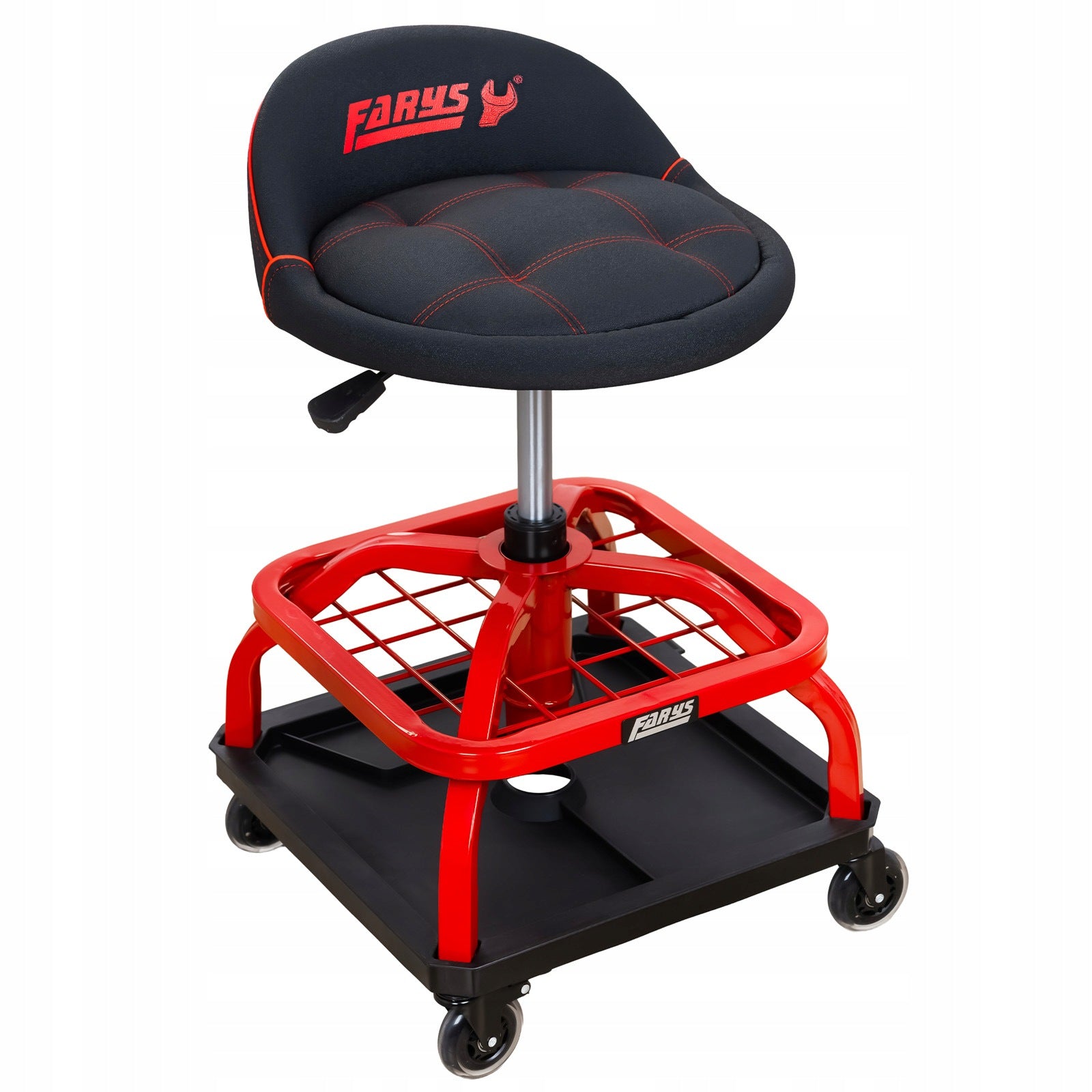 WORKSHOP STOOL ON WHEELS ADJUSTABLE BRAKE STOOL FR9227R Manufacturer code FR9227R