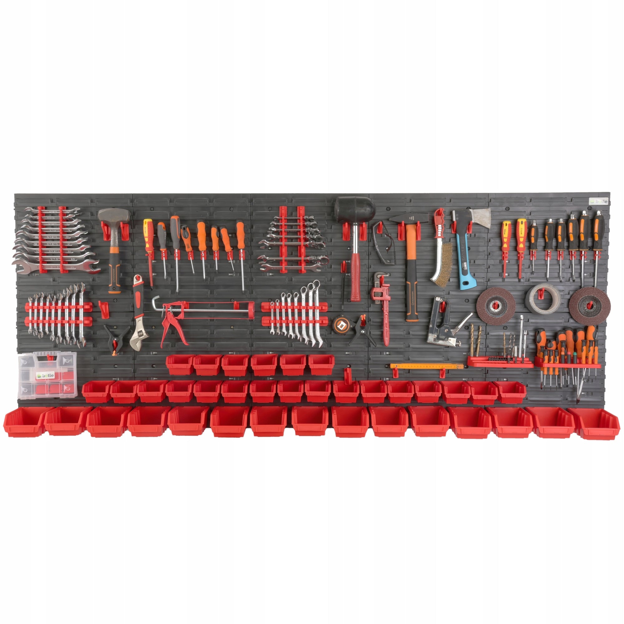 WORKSHOP TOOL BOARD WALL 200x80CM + 37 CUVETTES GARAGE HANDLES EAN (GTIN) 5904865739332