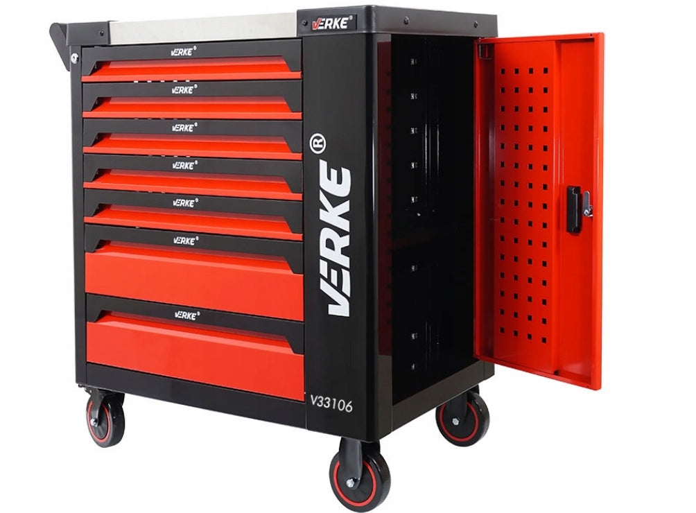 WORKSHOP TOOL CABINET SERVICE TOOL TROLLEY WITH TOOLS 155 Manufacturer code V33106