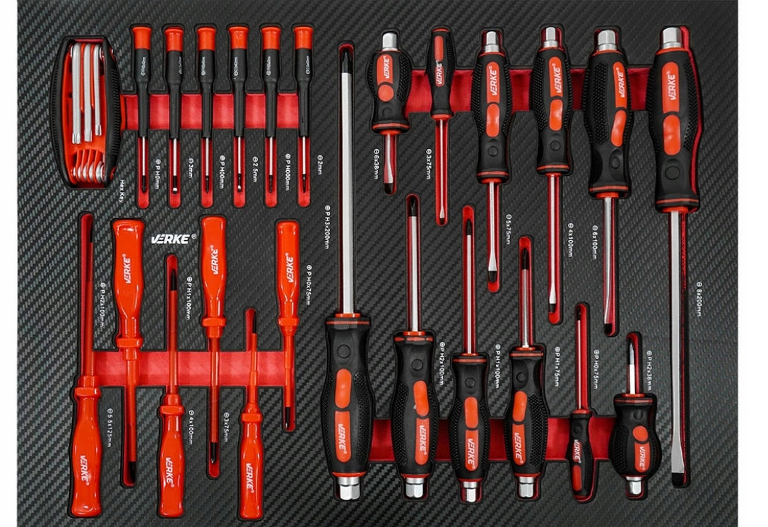 WORKSHOP TOOL CABINET SERVICE TOOL TROLLEY WITH TOOLS 155 Product depth 46 cm