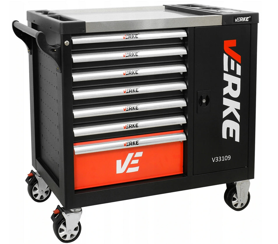 WORKSHOP TOOL CABINET SERVICE TOOL TROLLEY WITH TOOLS 306