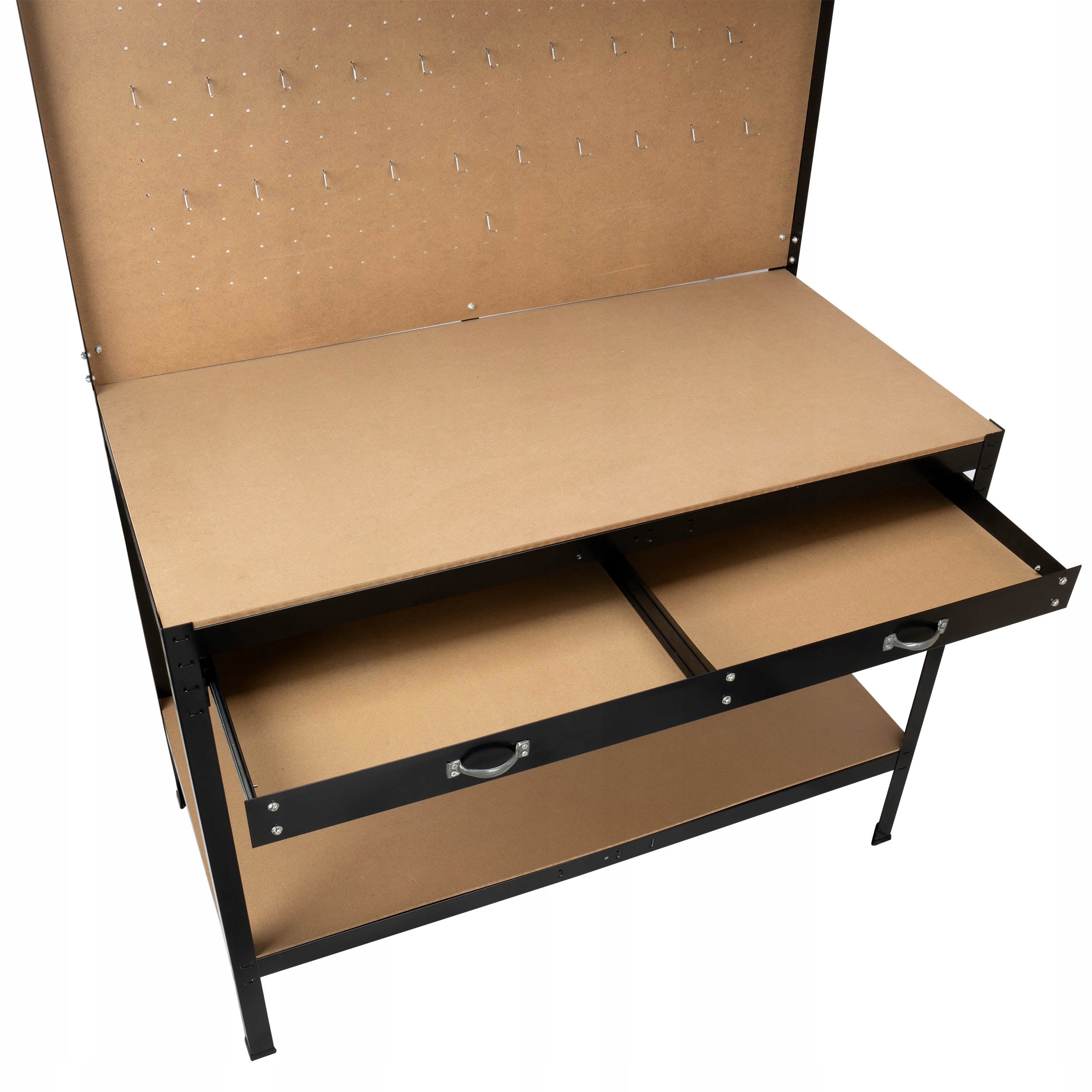 WORKSHOP TOOL TABLE FOR GARAGE WORKSHOP SOLID LARGE COUNTERTOP HOOKS Manufacturer code 064421MG