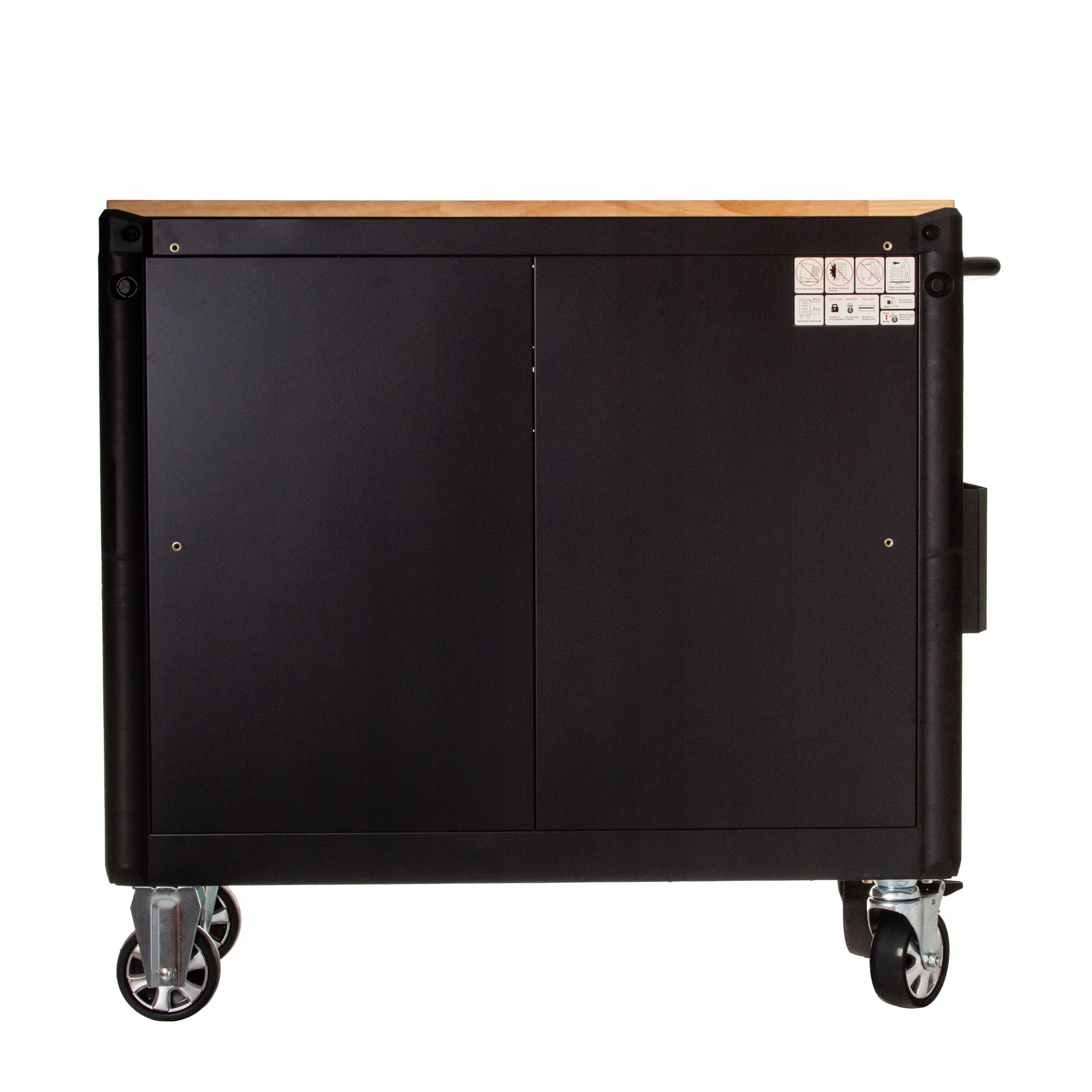 WORKSHOP TOOL TROLLEY / 12 Drawers / WOODEN TABLETOP / Empty Product height 97 cm