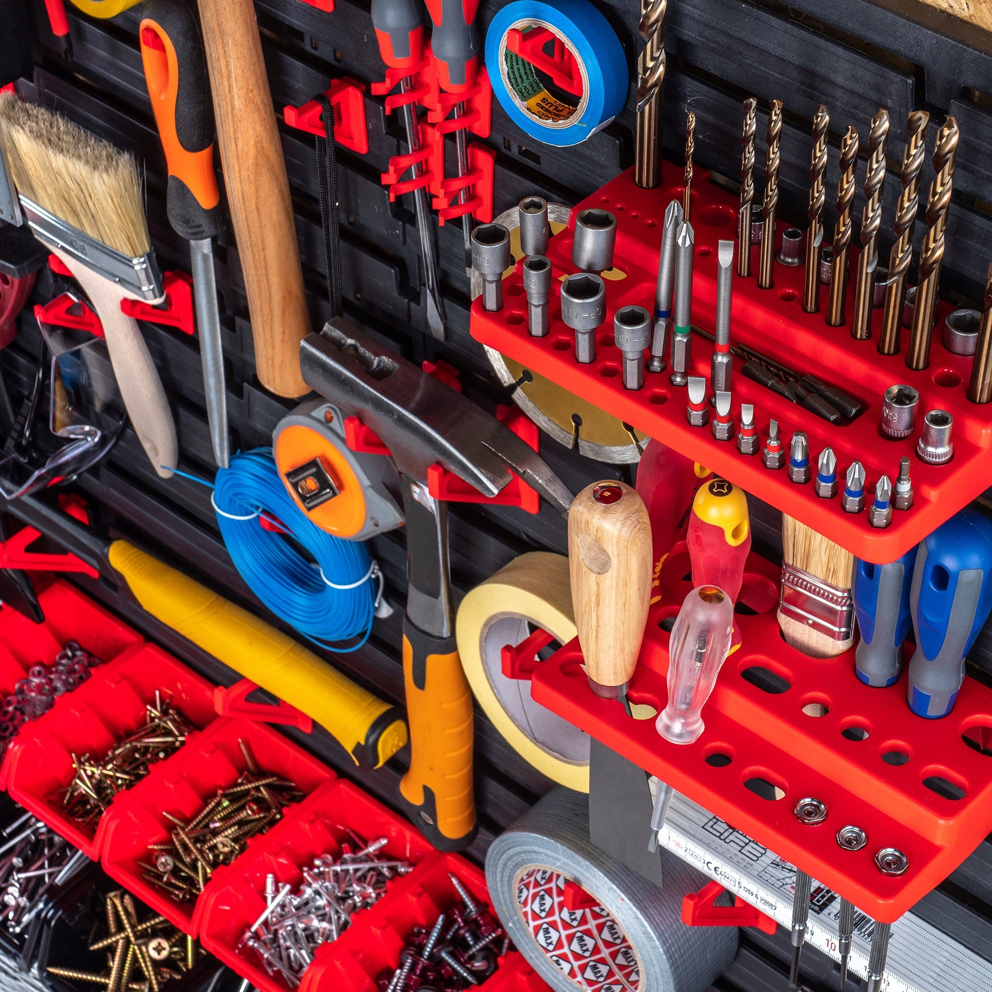 WORKSHOP WALL TOOL BOARD 117x78cm 53EL FOR WORKSHOP GARAGE Brand Kadax