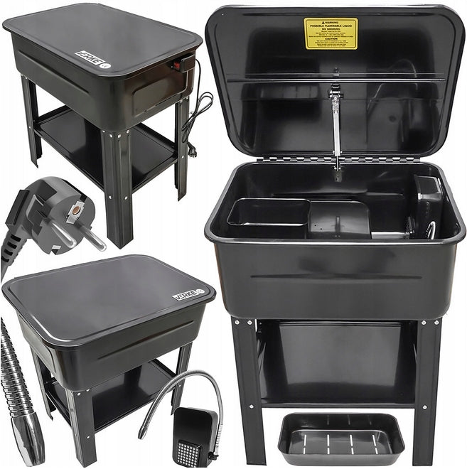 WORKSHOP WASHER ELECTRIC STATIONARY BATHTUB FOR WORKSHOP PARTS 76L