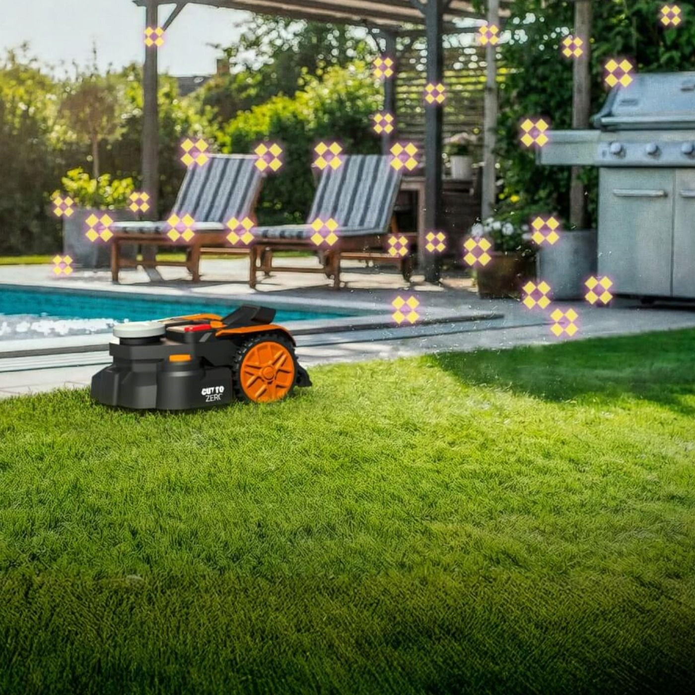 WORX Landroid Vision WR305 500 m2 cordless automatic mower Brand Worx