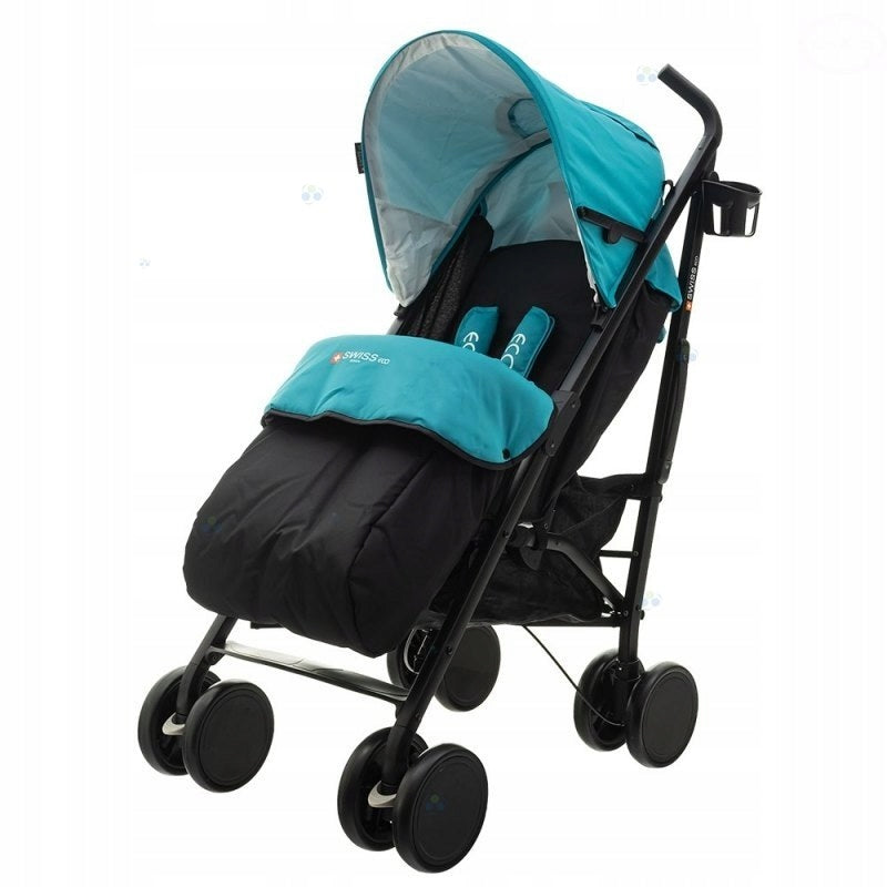 Kinderwagen Eco Swiss Design 300D, blau 
