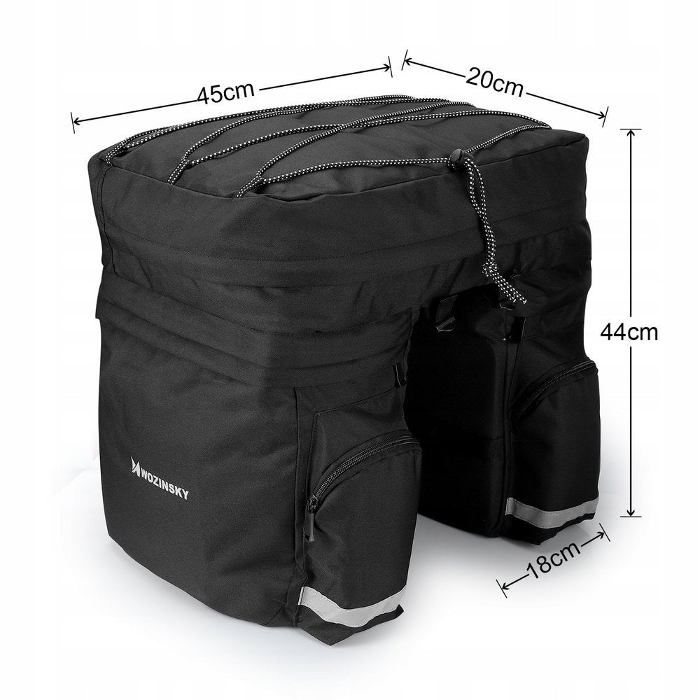 WOZINSKY BICYCLE POUCH FOR TRUNK LARGE DOUBLE BICYCLE BAG 60L Packaging status original