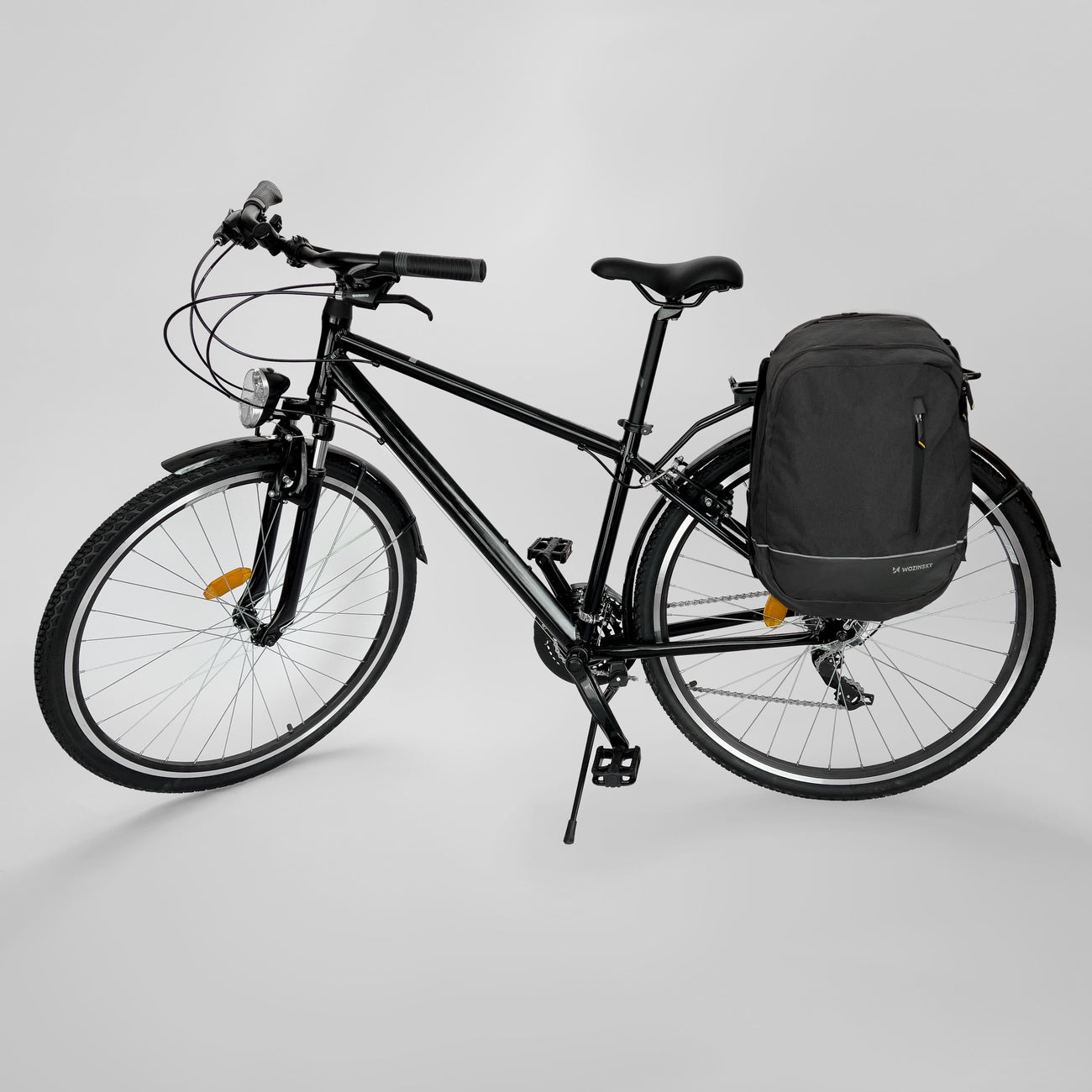 WOZINSKY PANNIER BIKE BACKPACK BIKE BAG FOR LAPTOP TRUNK LARGE Model WBB30BK